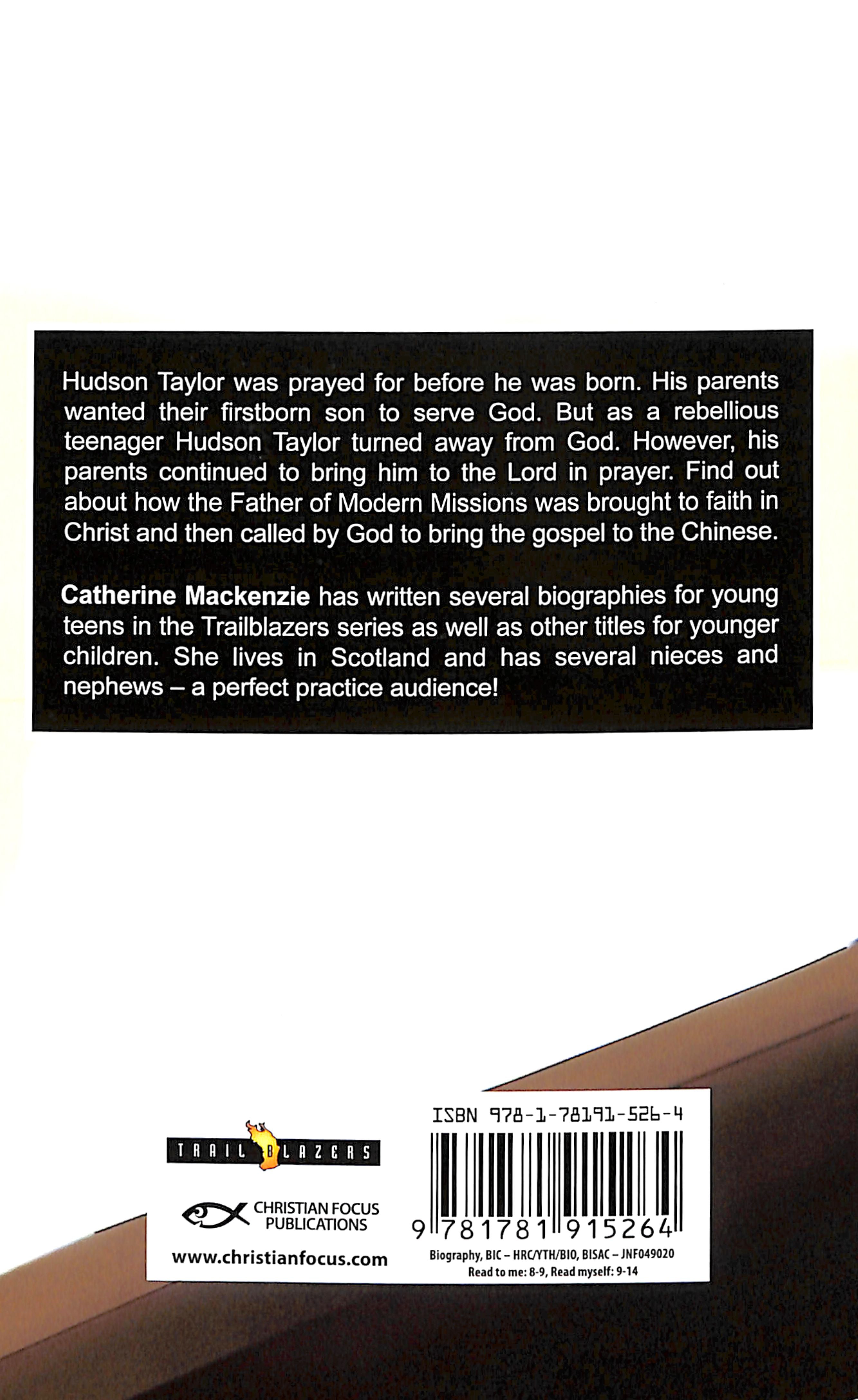 Hudson Taylor - An Adventure Begins (Trail Blazers Series)