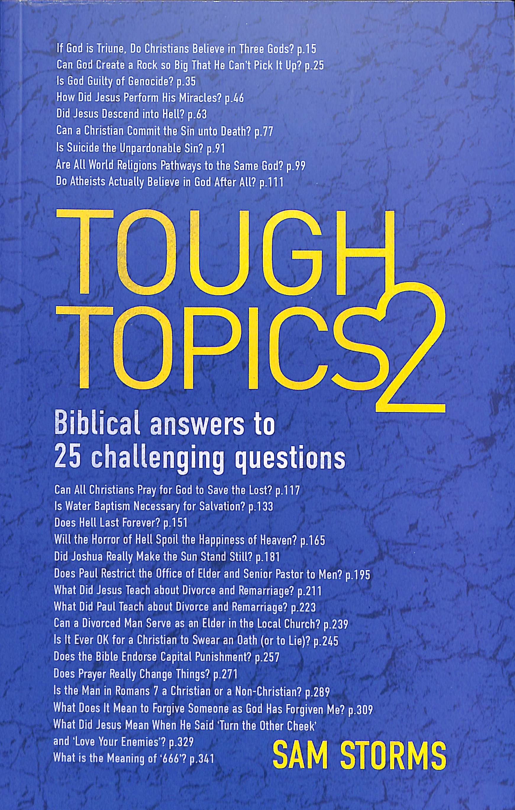 Tough Topics 2