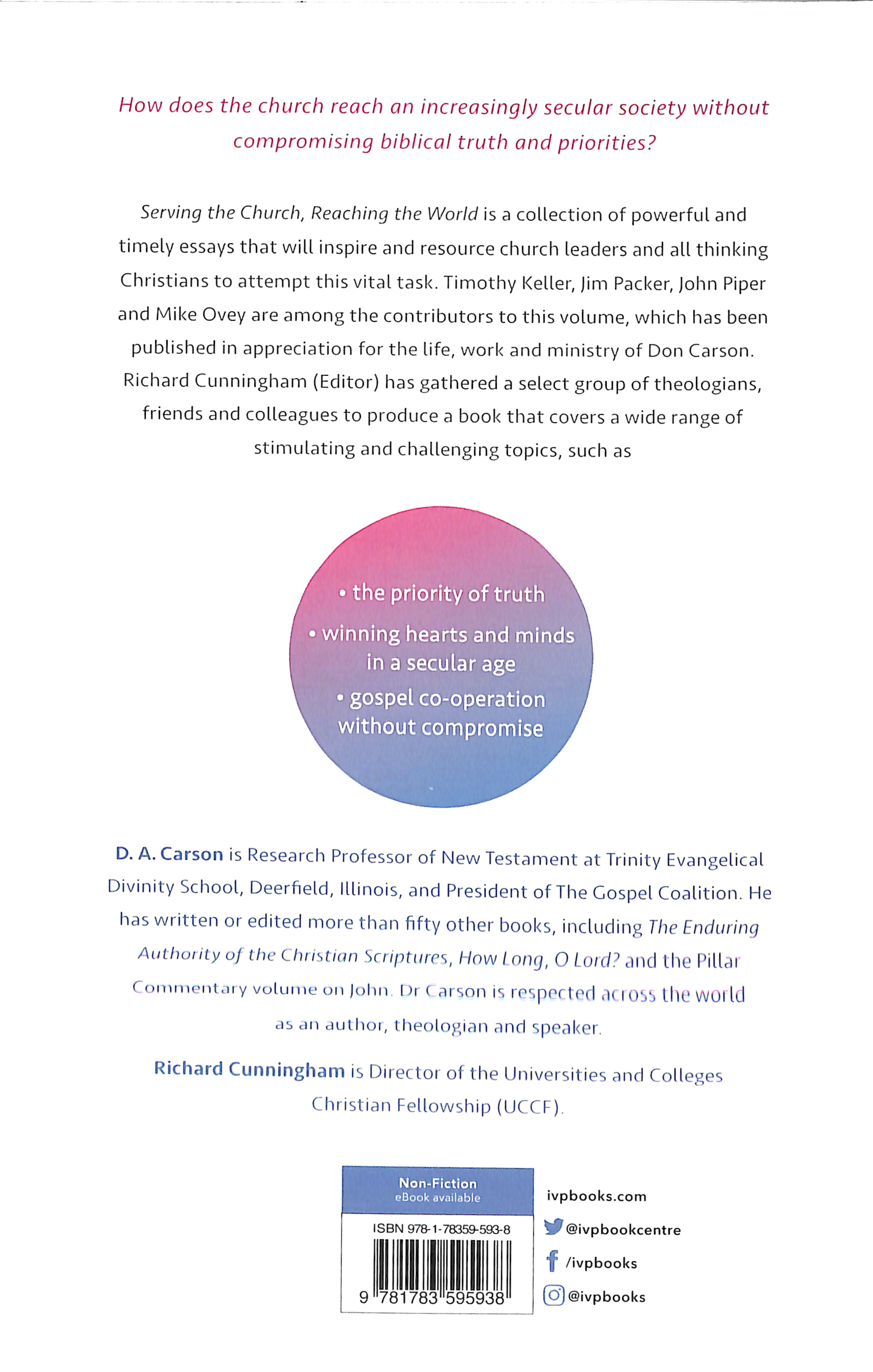 Serving the Church, Reaching the World: Essays in Honour of Don Carson
