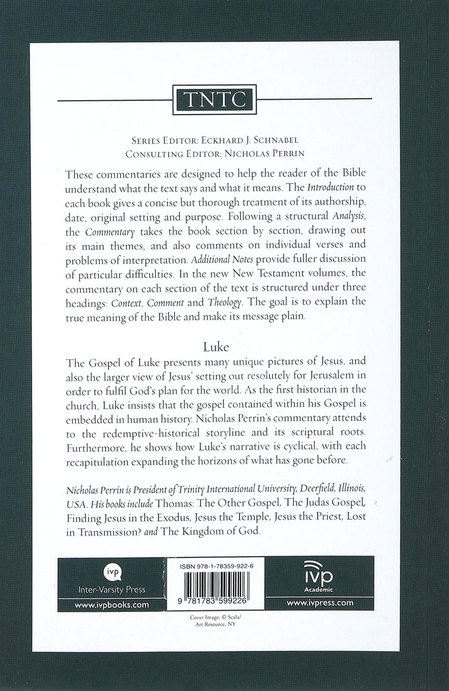 Luke (Tyndale New Testament Commentary (2020 Edition) Series)