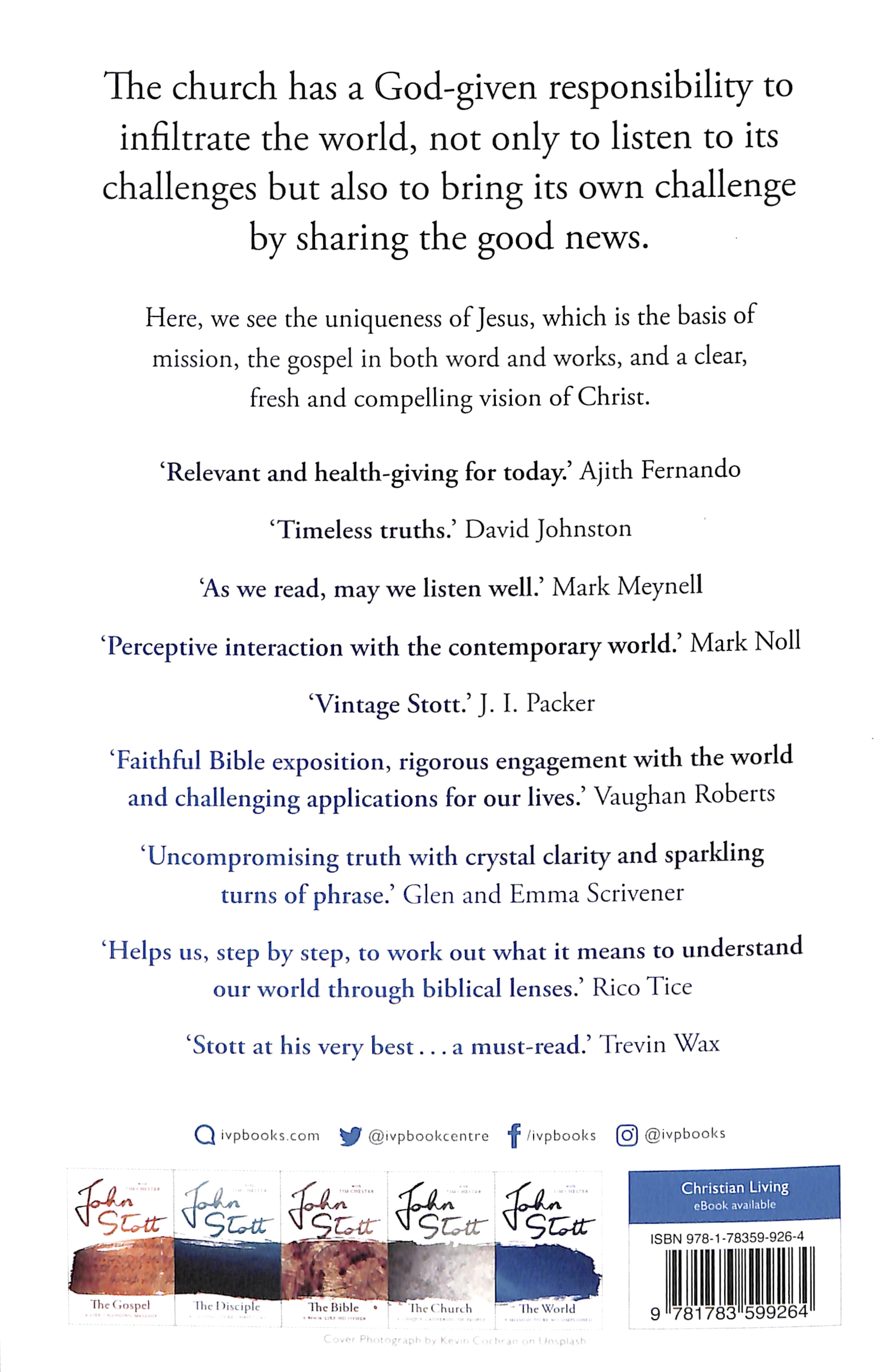 World, The: A Mission to Be Accomplished (The Contemporary Christian Series)