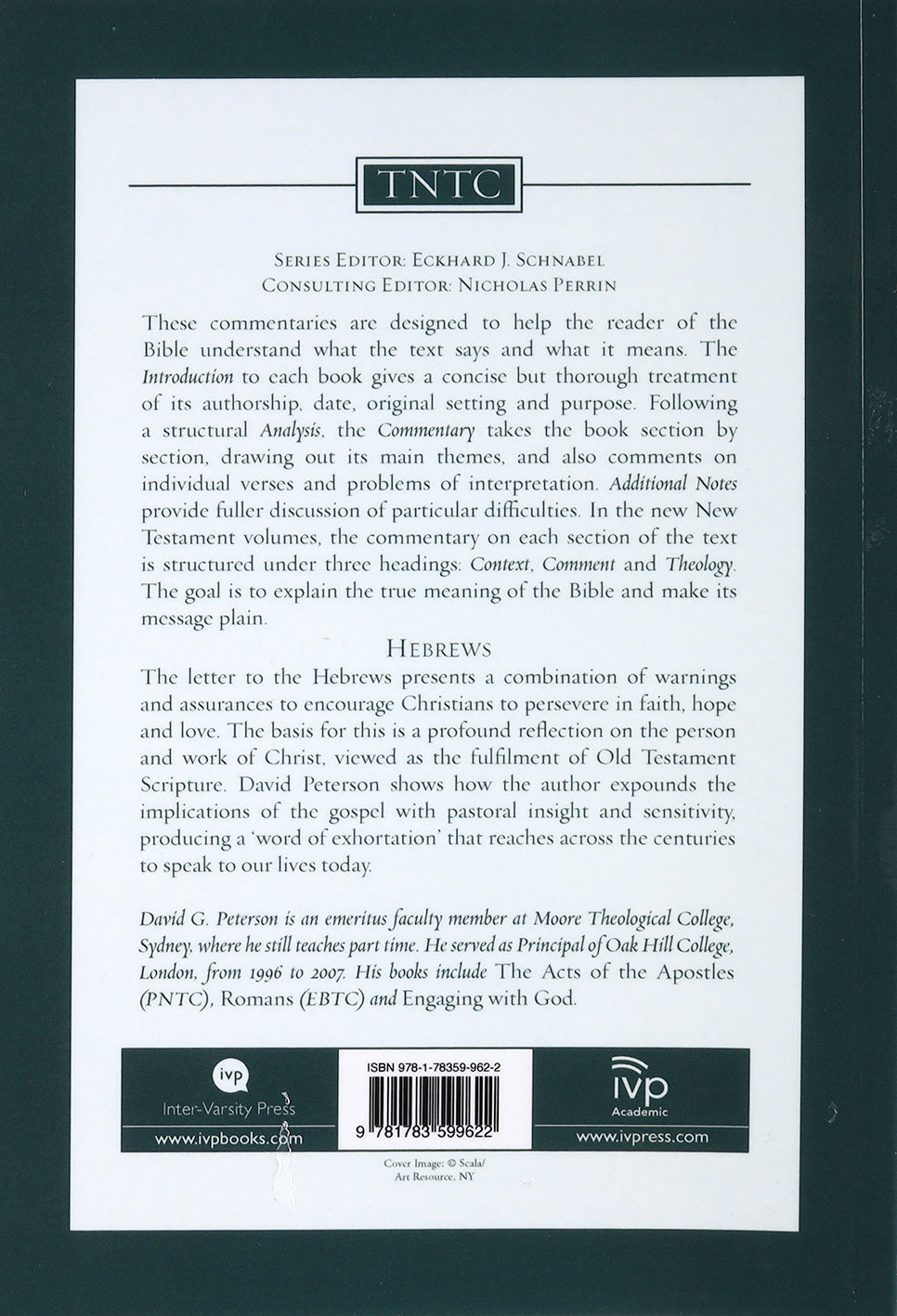 Hebrews: An Introduction and Commentary (Tyndale New Testament Commentary Re-issued/revised Series)