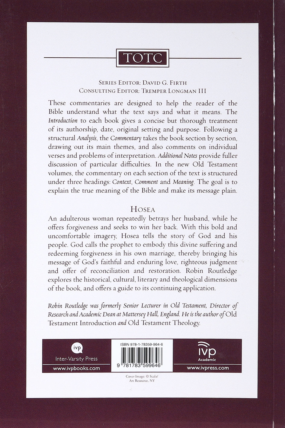 Hosea: An Introduction and Commentary (Tyndale Old Testament Commentary Series)