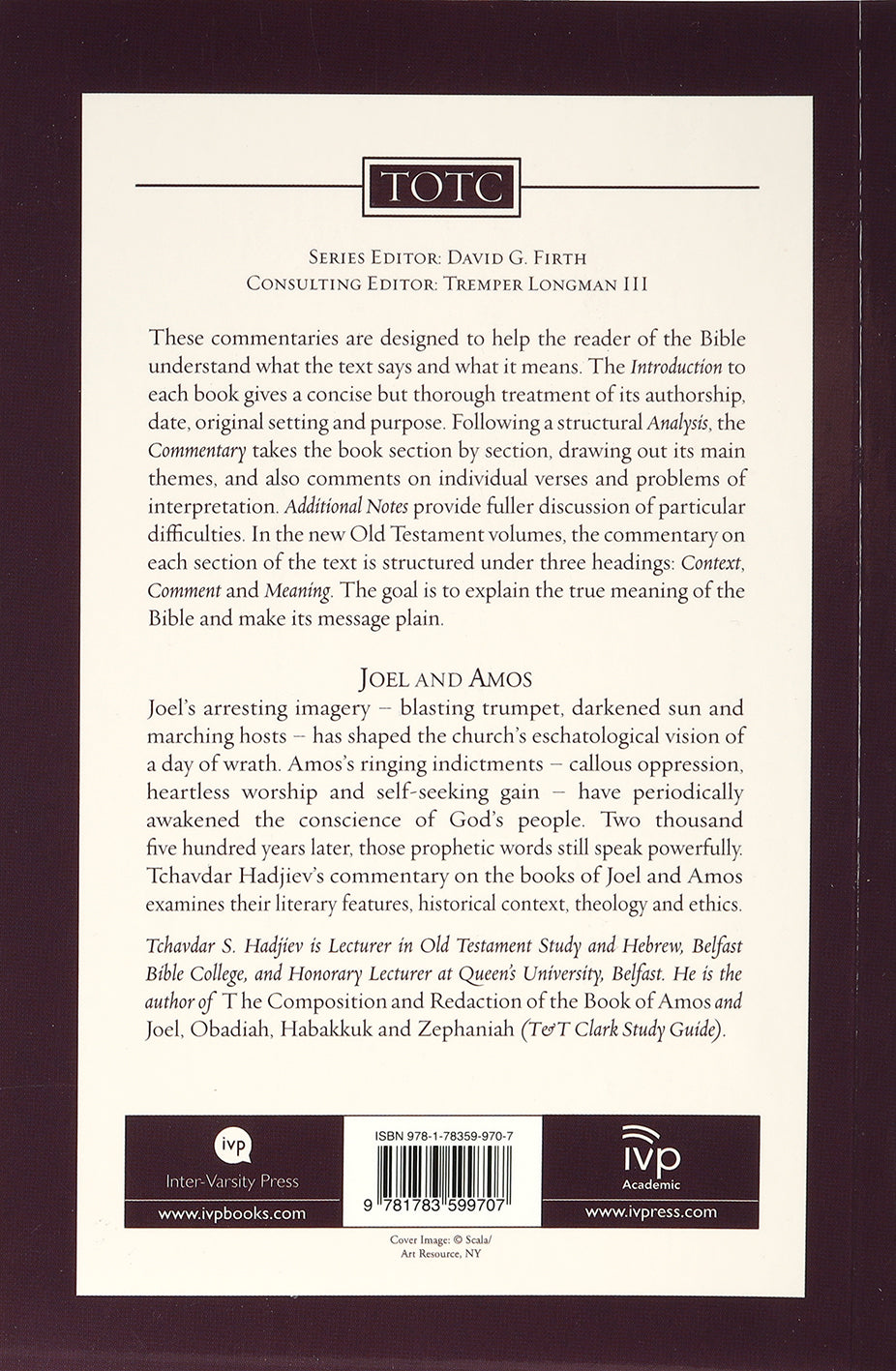 Joel and Amos (Tyndale Old Testament Commentary Series)
