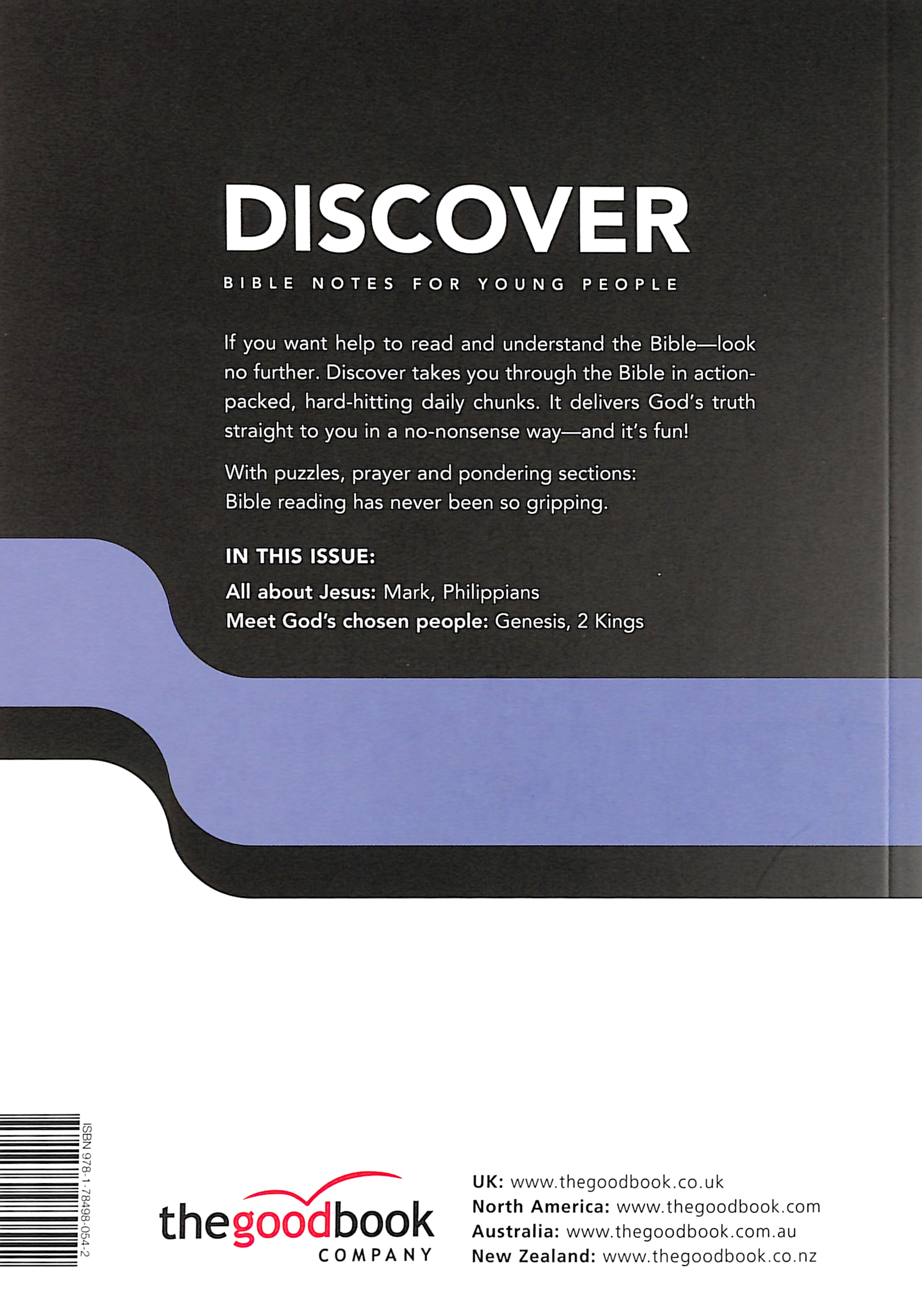 Genesis, Elisha, Pilippians, Mark (#02 in Discover Bible Notes For Young People Series)