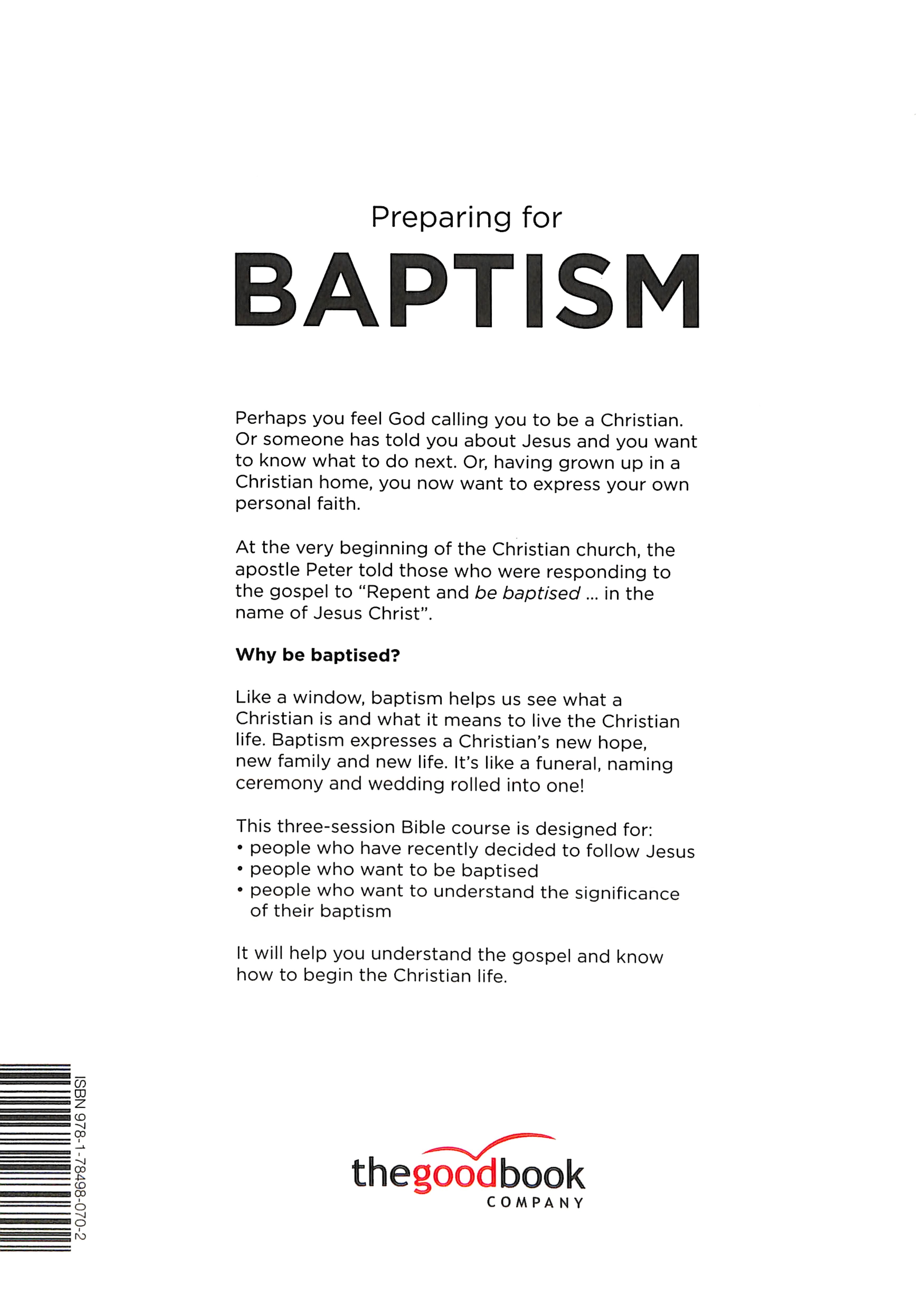 Preparing For Baptism: Exploring What the Bible Says About Baptism