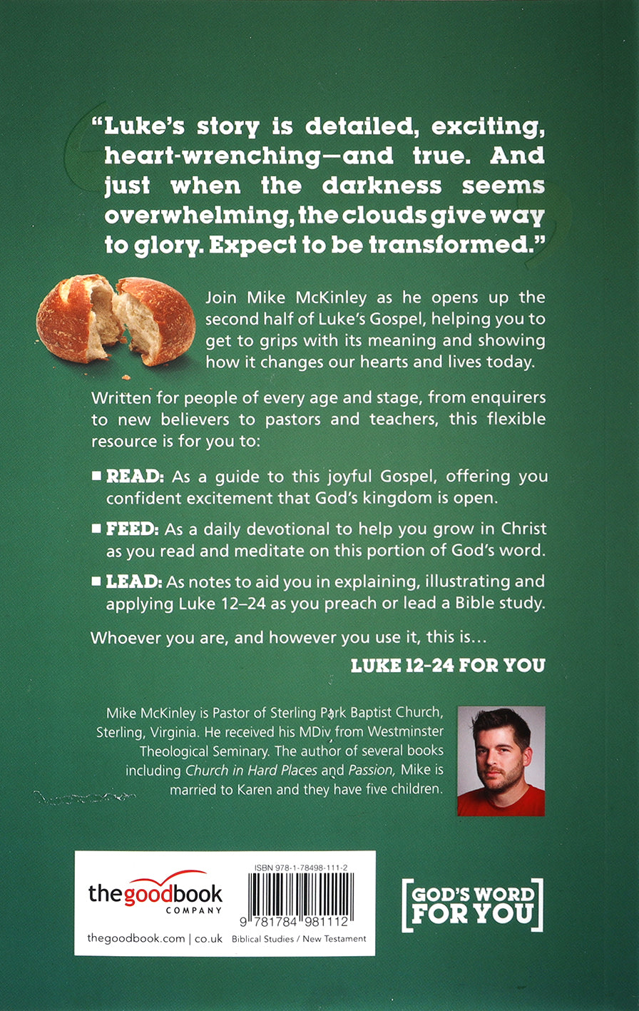 Luke 12-24 For You (God's Word For You Series)