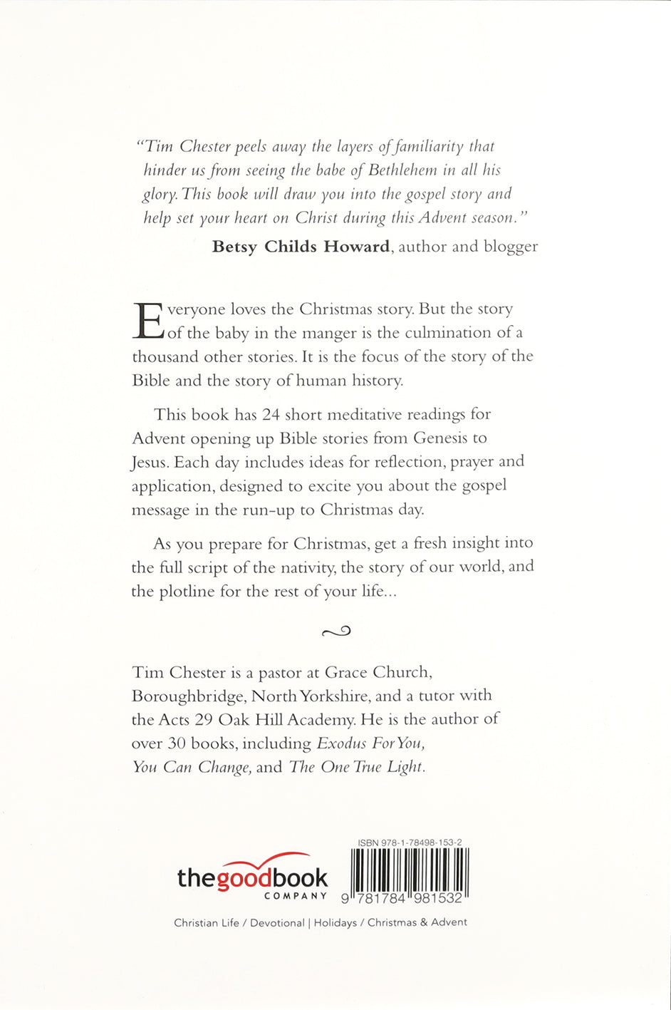 The One True Story: Daily Readings For Advent From Genesis to Jesus