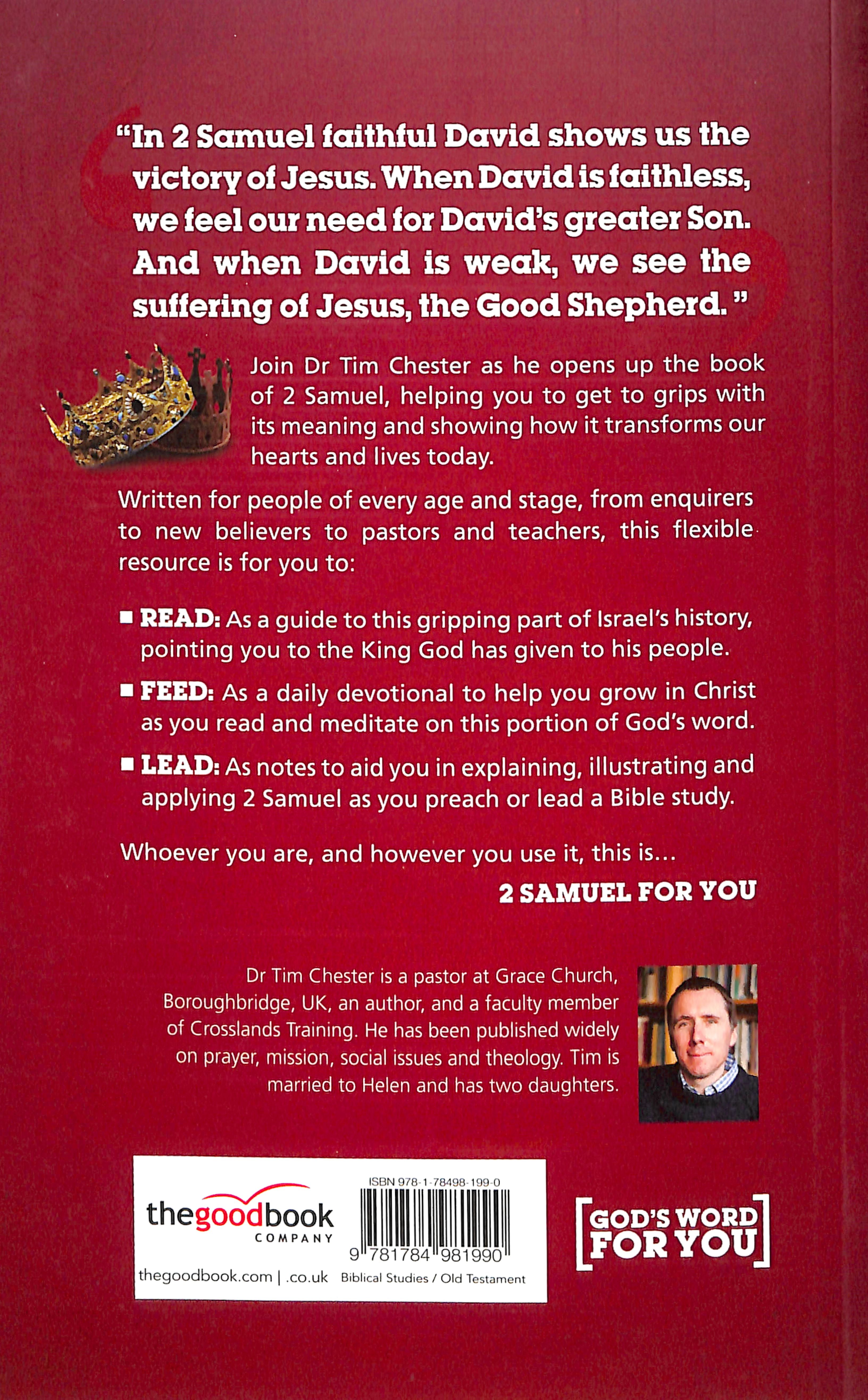 2 Samuel For You: The Triumphs and Tragedies of God's King (God's Word For You Series)