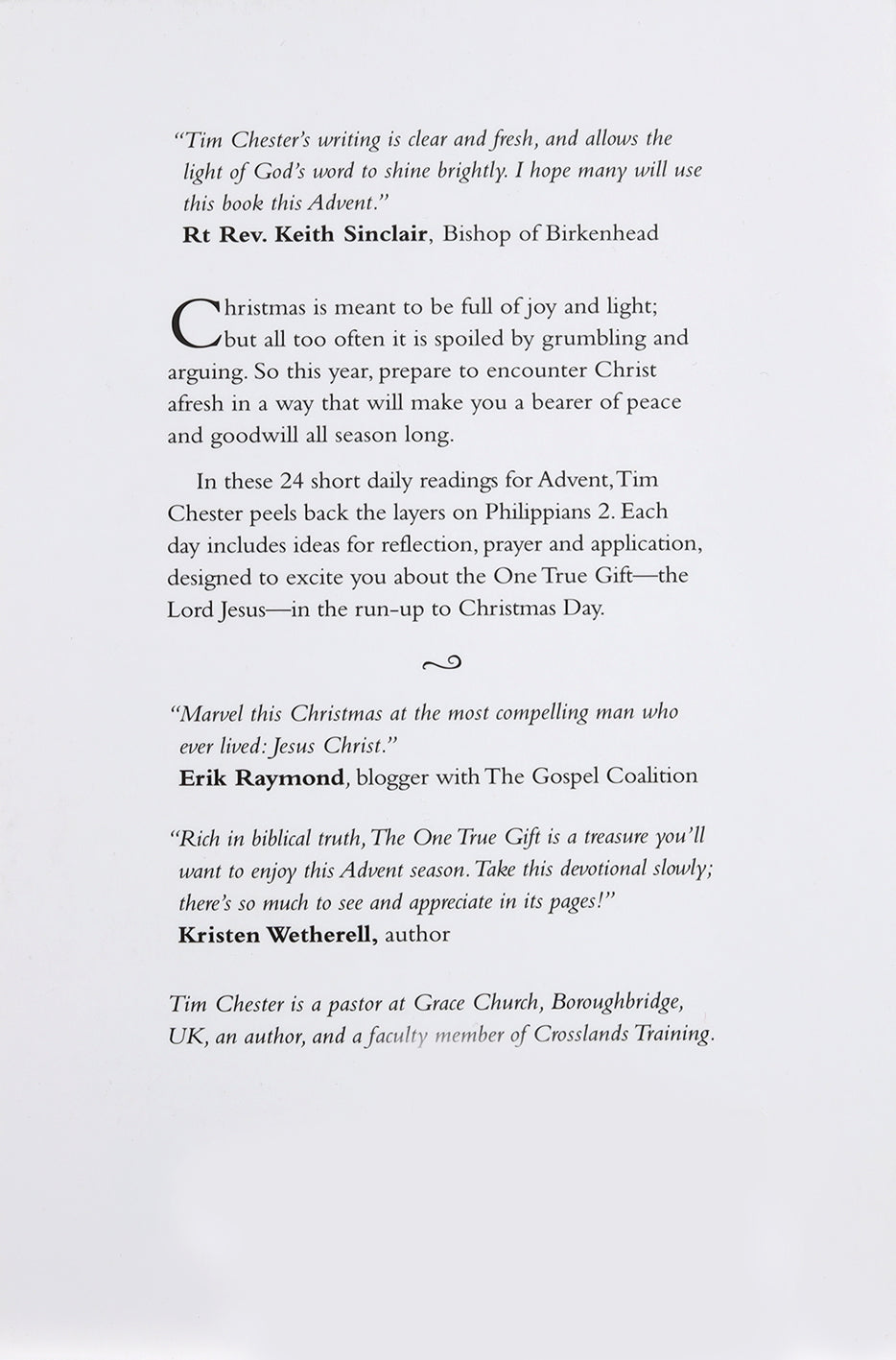 The One True Gift: Daily Readings For Advent to Encourage and Inspire