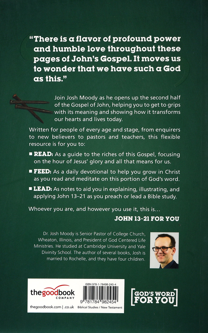John 13-21 For You: Revealing the Way of True Glory (God's Word For You Series)