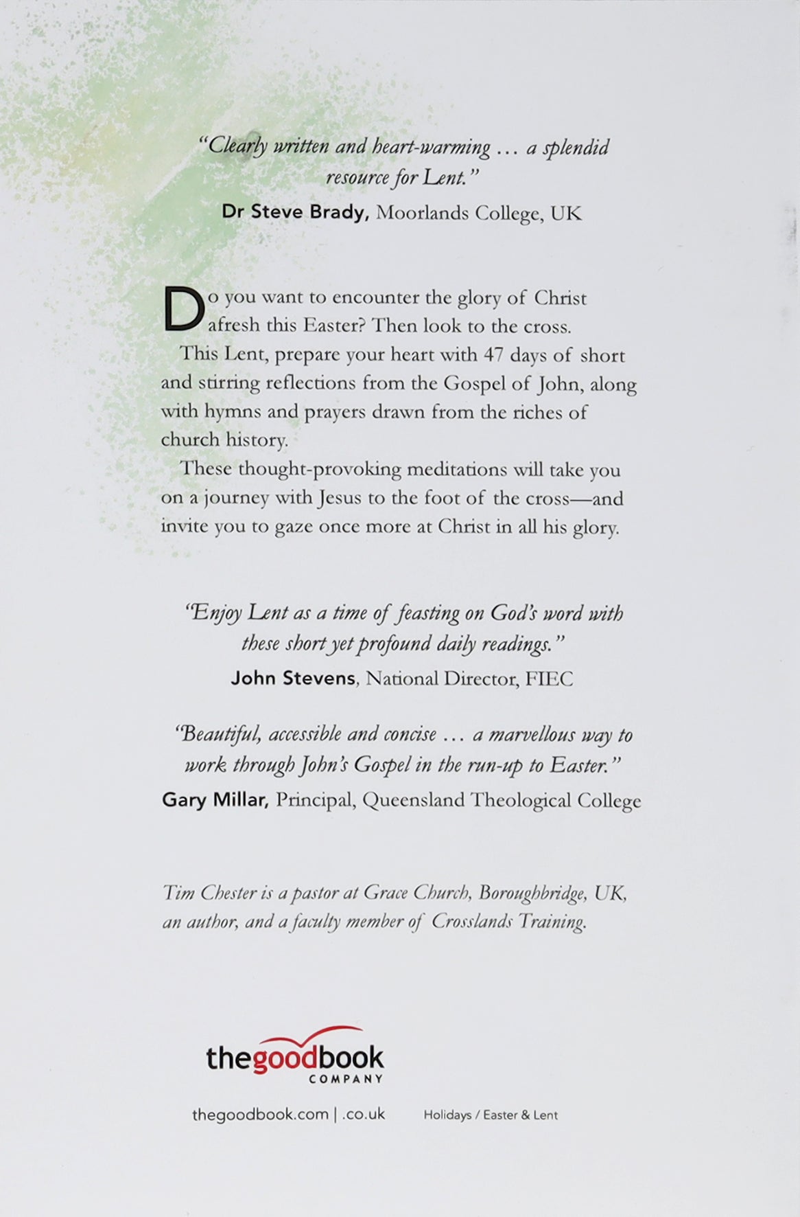 The Glory of the Cross: Reflections For Lent From the Gospel of John