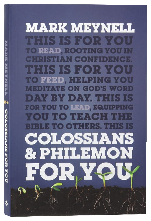 Colossians and Philemon For You (God's Word For You Series)