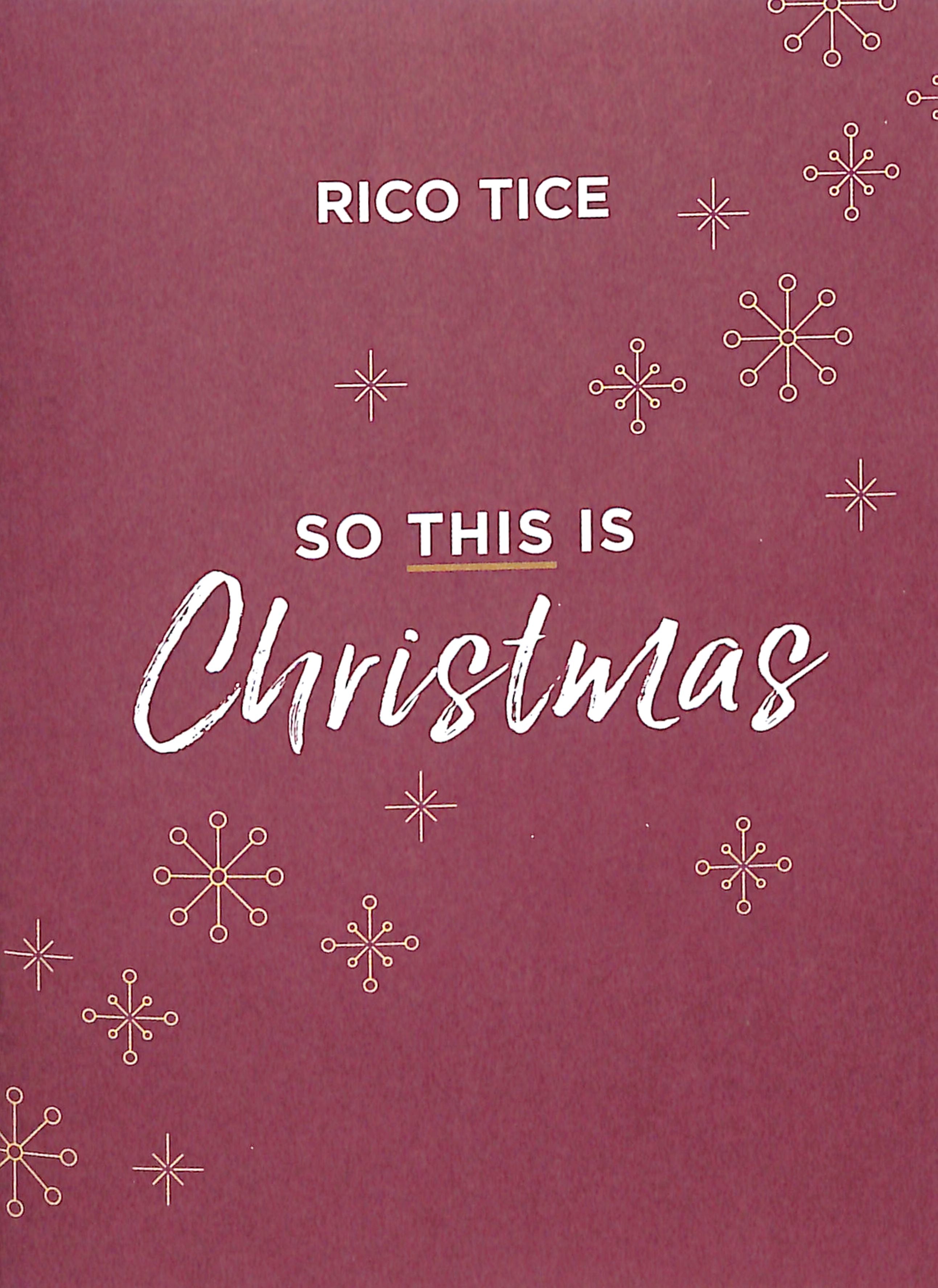 So This is Christmas