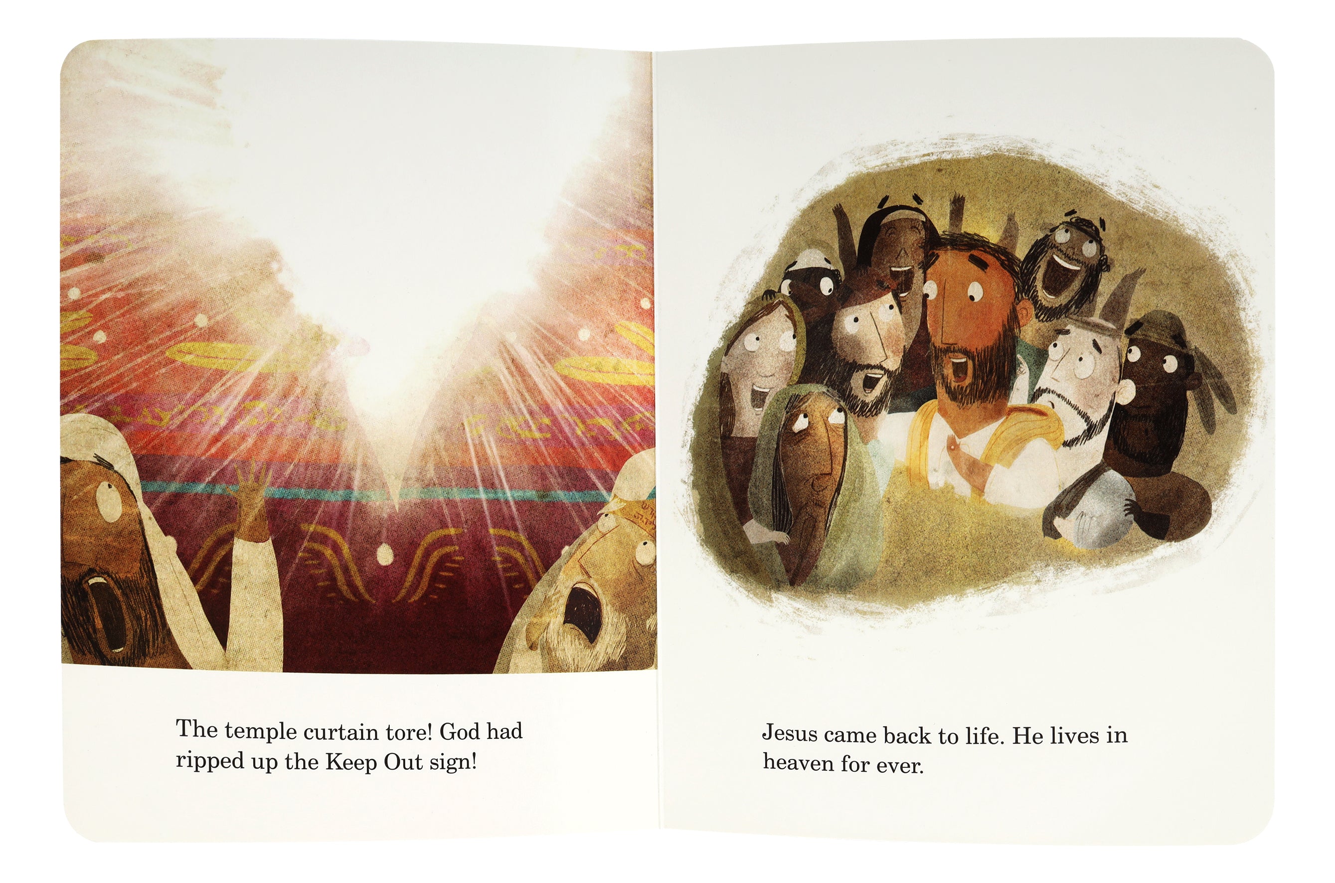 The Garden, the Curtain, and the Cross: The True Story of Why Jesus Died and Rose Again (Board Book) (Tales That Tell The Truth Series)
