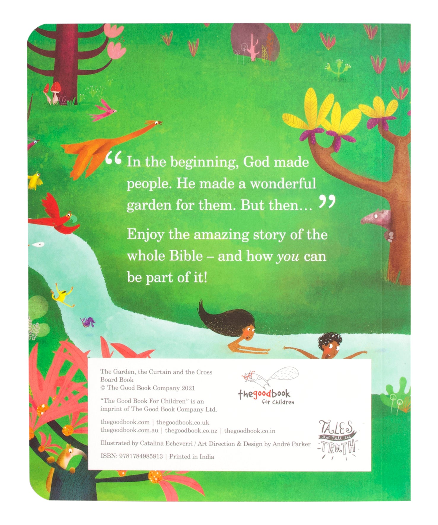 The Garden, the Curtain, and the Cross: The True Story of Why Jesus Died and Rose Again (Board Book) (Tales That Tell The Truth Series)
