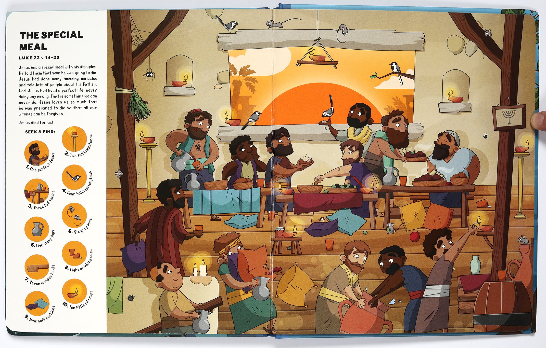 Seek and Find: New Testament Bible Stories - With Over 450 Things to Find and Count!