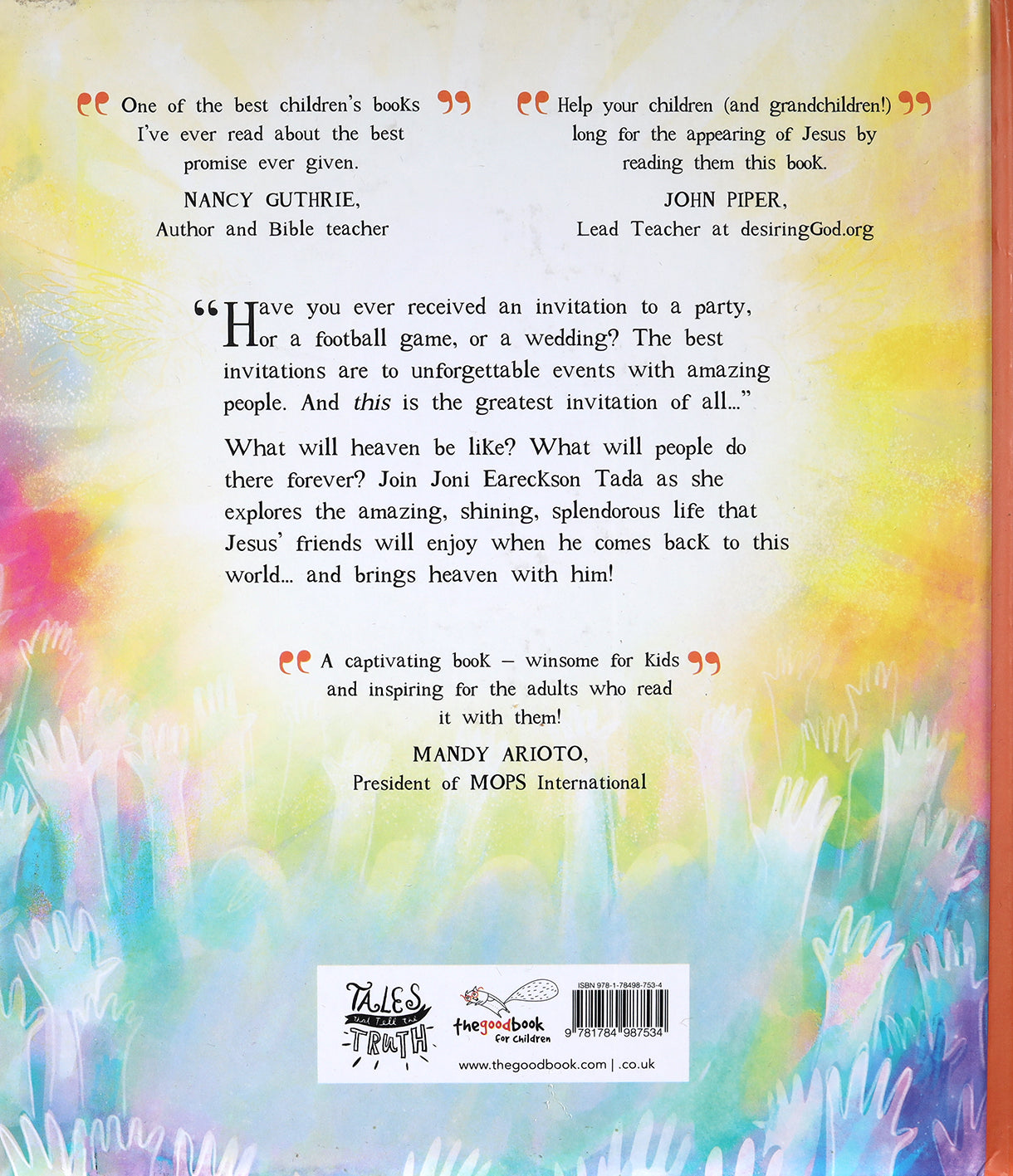 The Awesome Super Fantastic Forever Party Storybook: A True Story About Heaven, Jesus, and the Best Invitation of All (Tales That Tell The Truth Series)