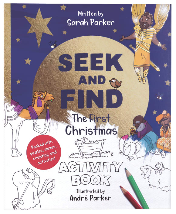 Seek and Find: The First Christmas Activity Book: Packed With Puzzles, Mazes, Counting, and Activities!