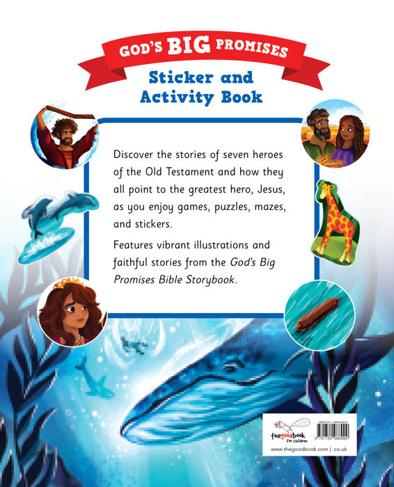 God's Big Promises Bible Heroes Sticker and Activity Book