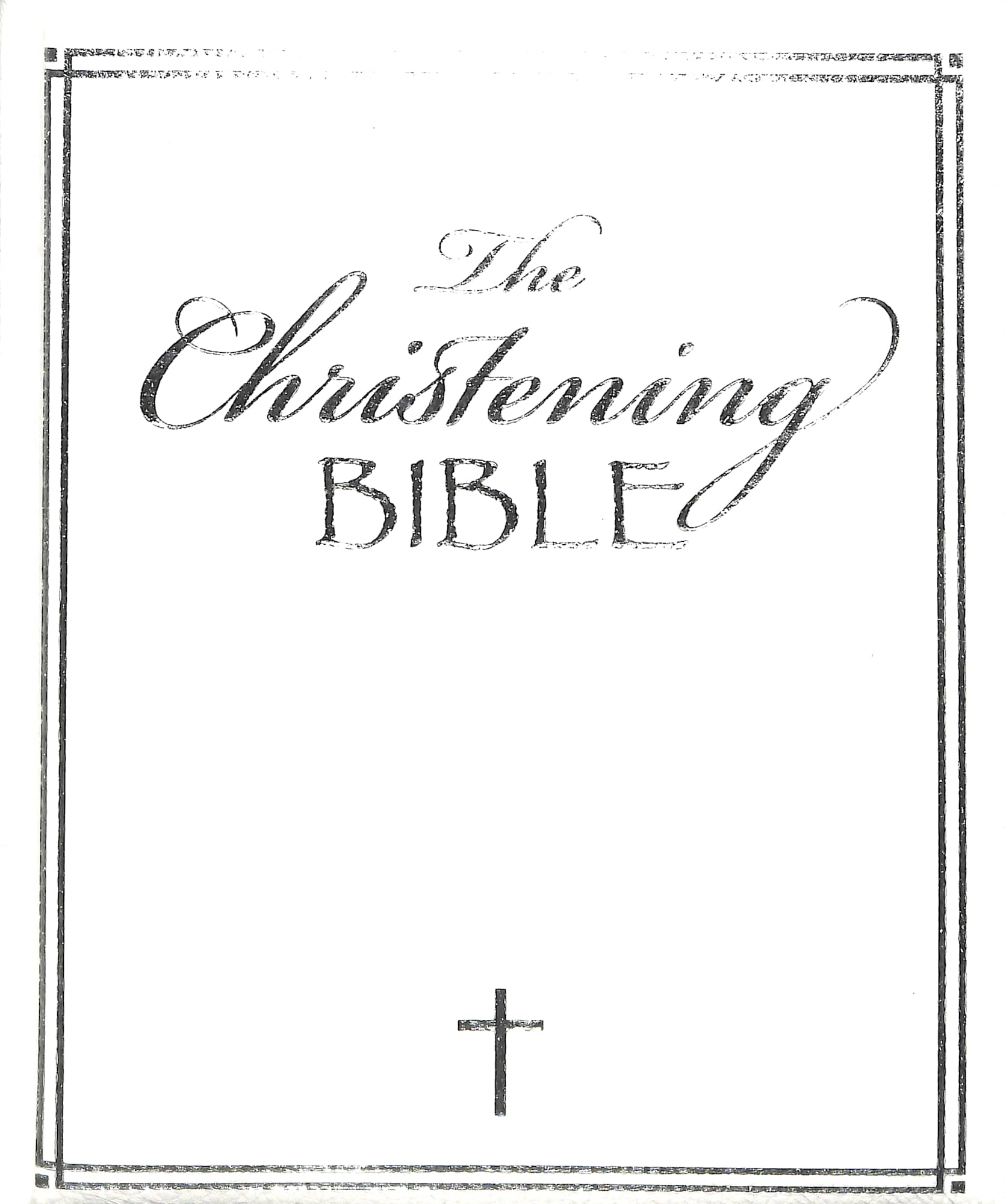 The Christening Bible