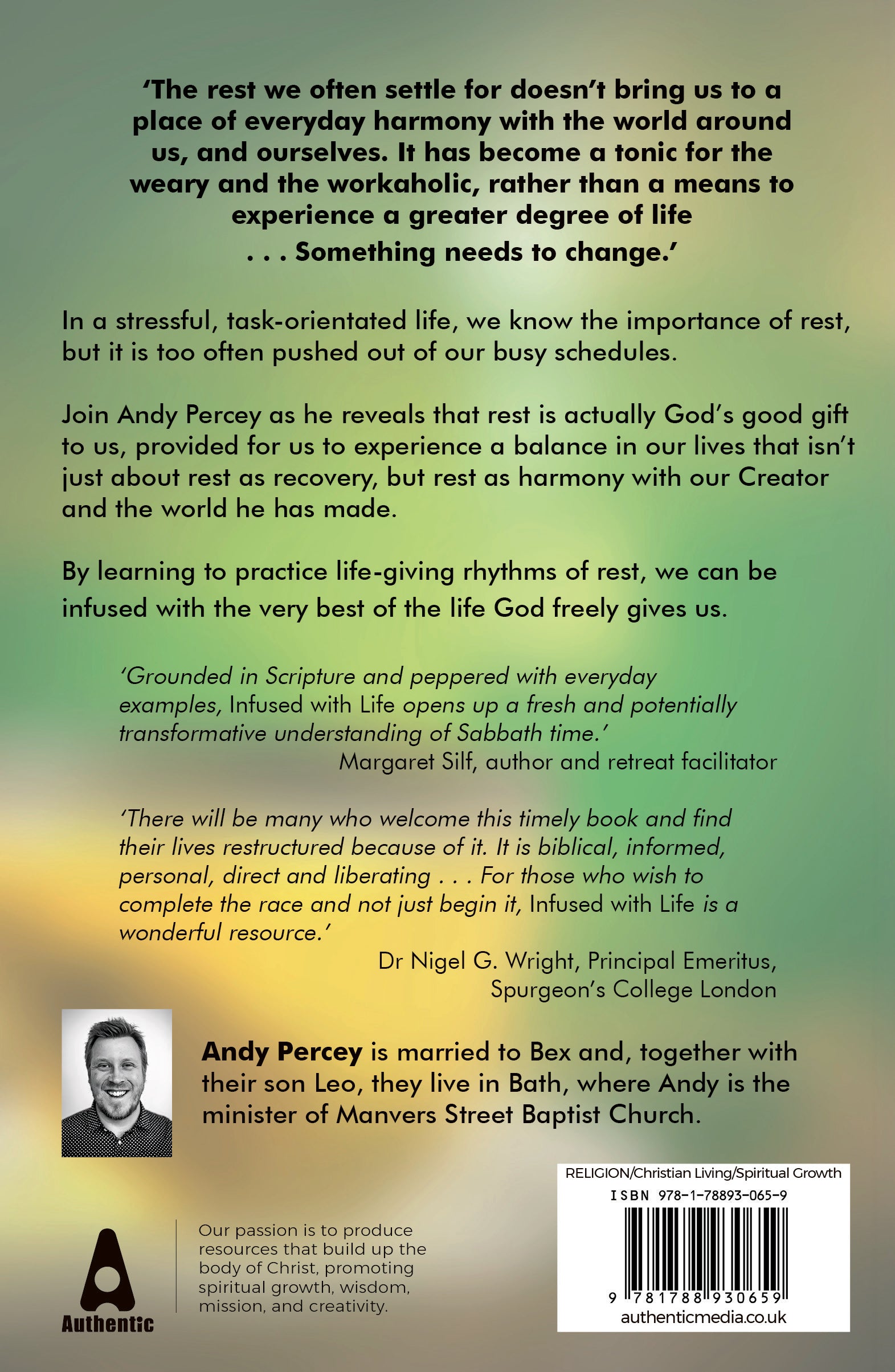 Infused With Life: Exploring God's Gift of Rest in a World of Busyness