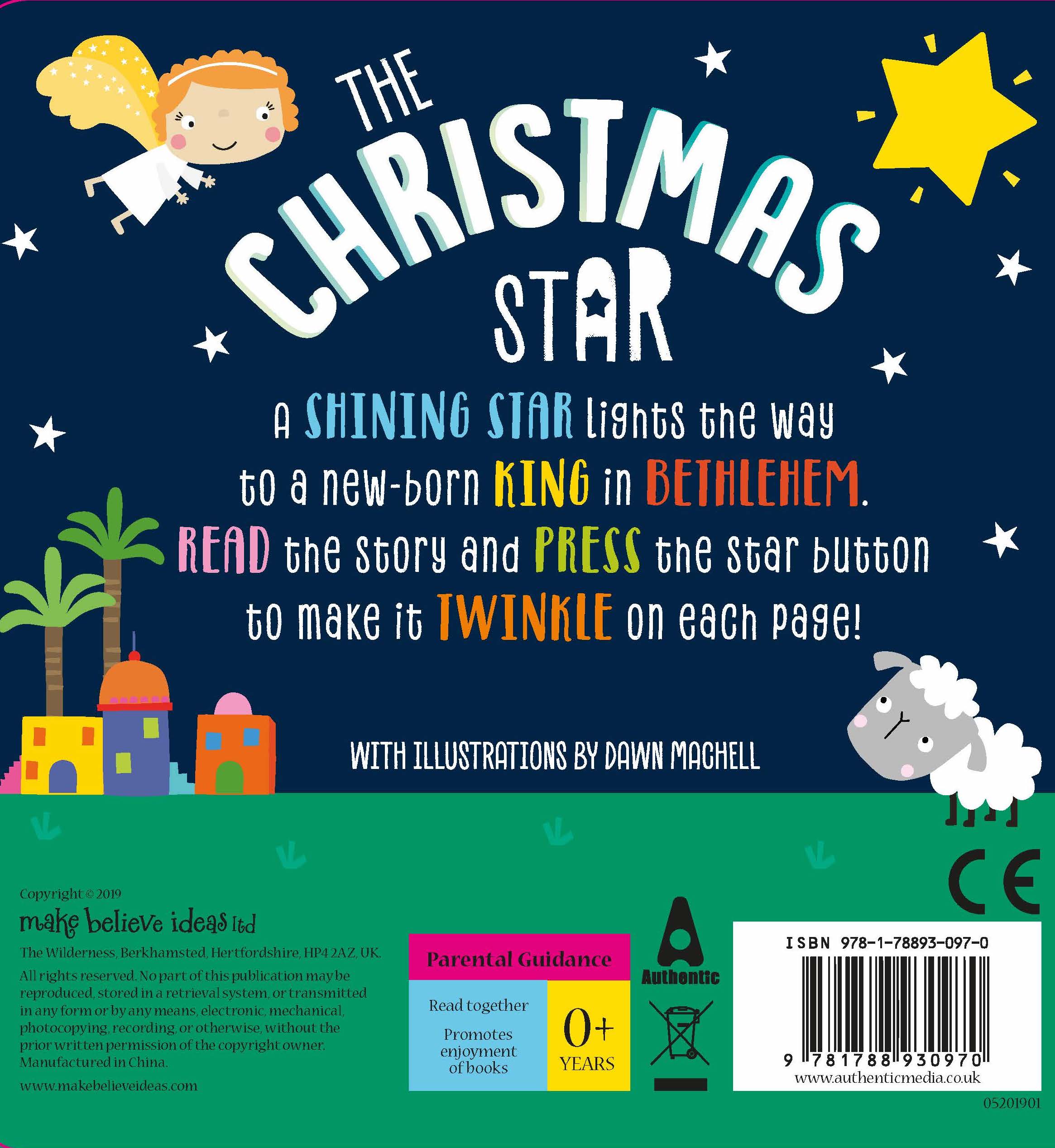 The Christmas Star: Flashing-Light Book