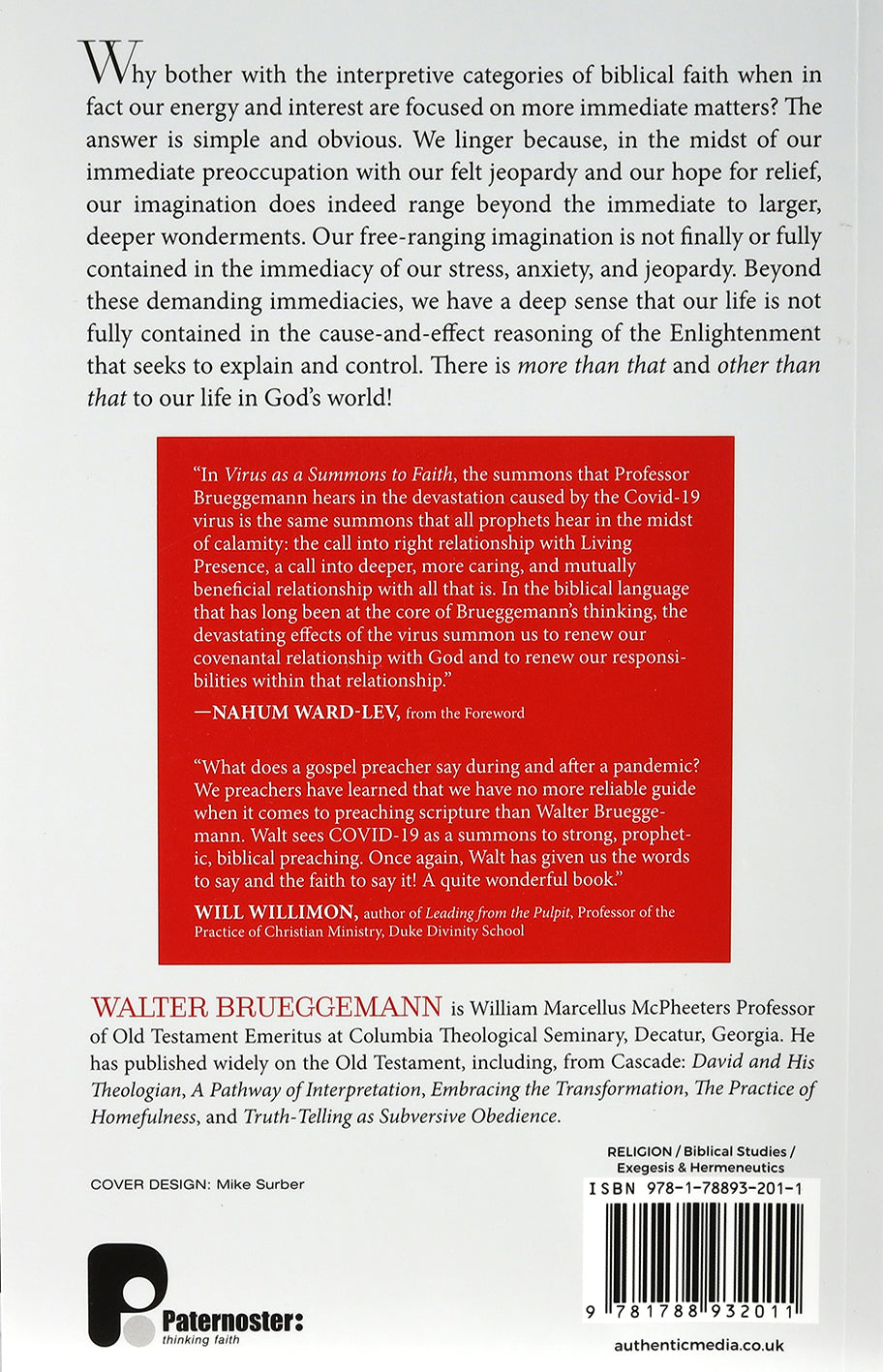 Virus as a Summons to Faith: Biblical Reflections in a Time of Loss, Grief and Uncertainty