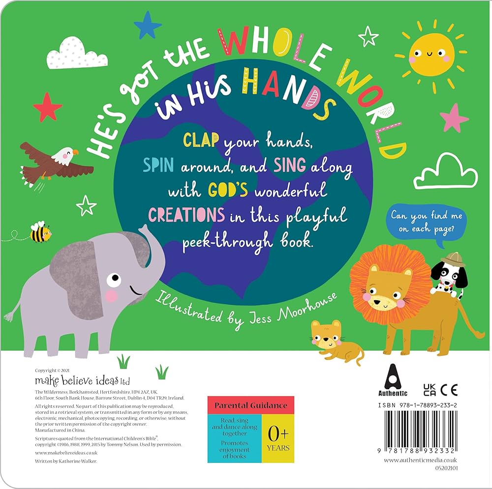 He's Got the Whole World in His Hands: With Peek-Through Pages