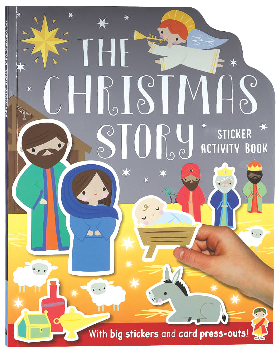The Christmas Story Sticker Activity Book: With Big Stickers and Card Press Outs