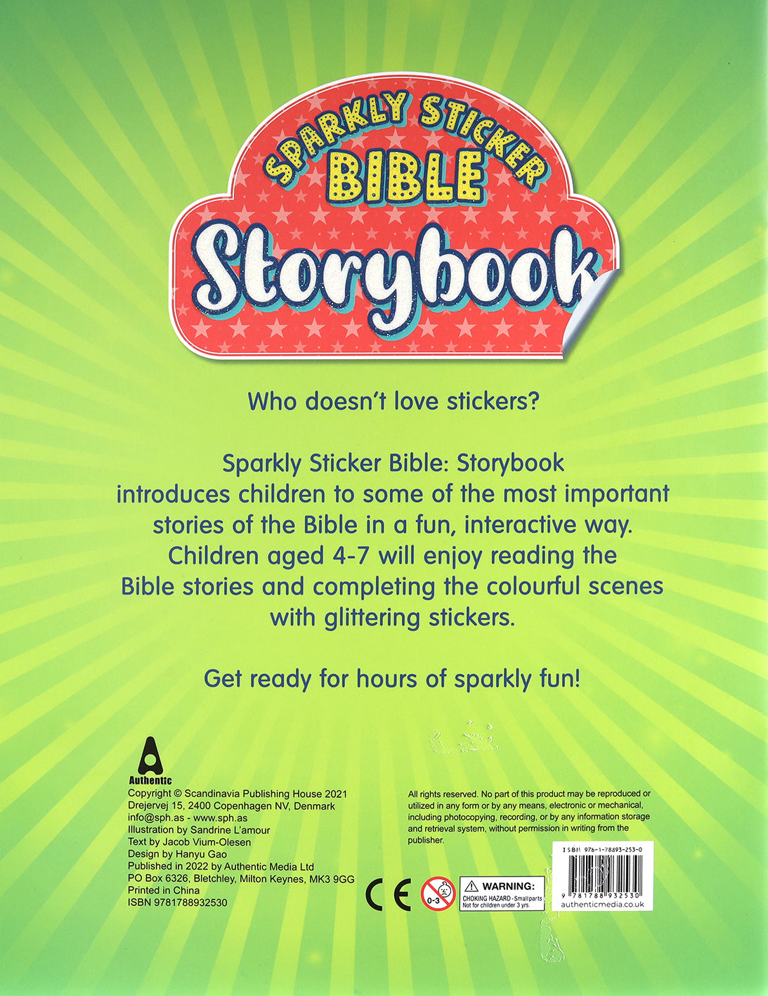Sparkly Sticker Bible: Storybook