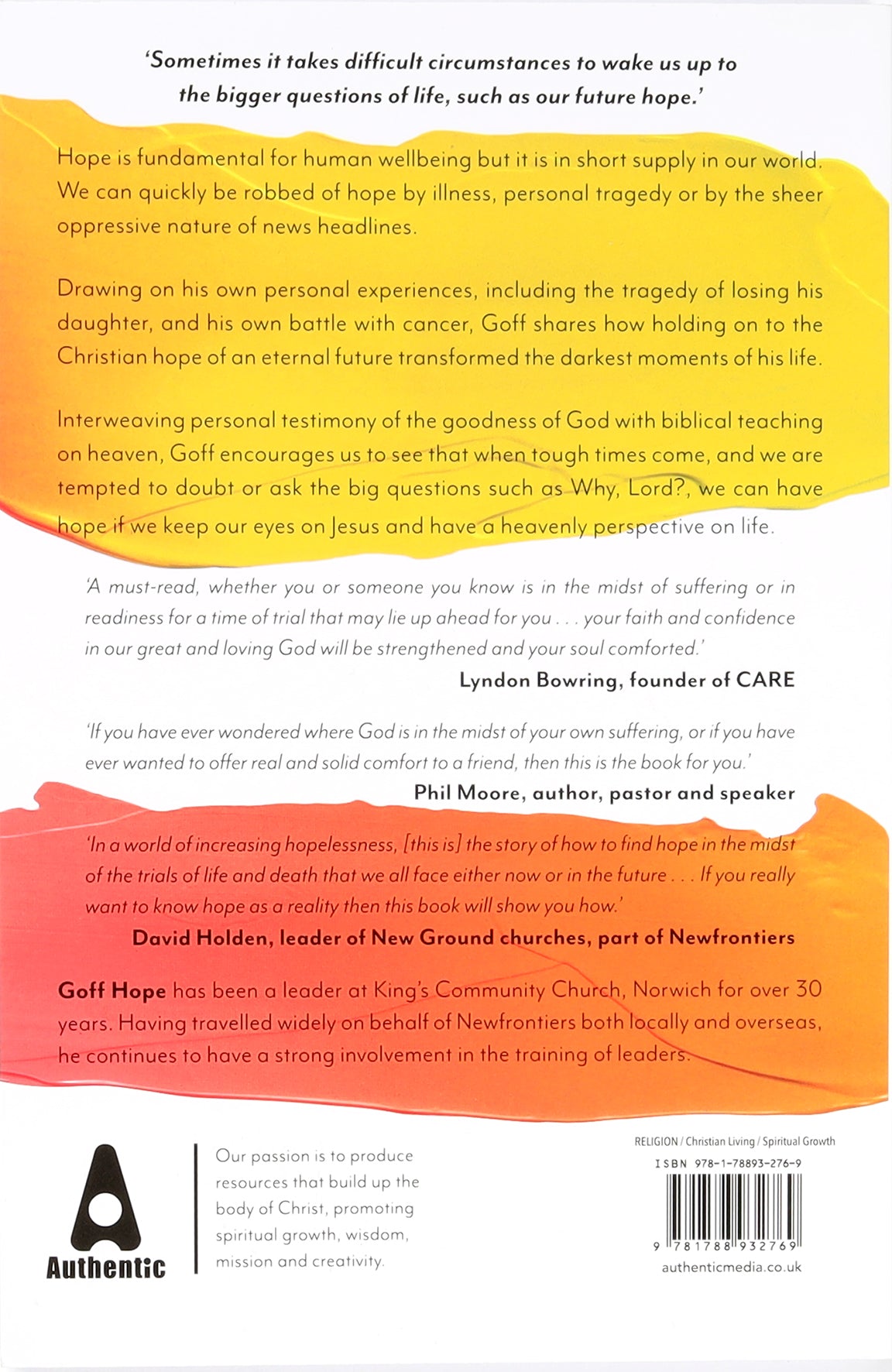 Hope Wins: How a Vision of Our Eternal Future Impacts Our Lives Today