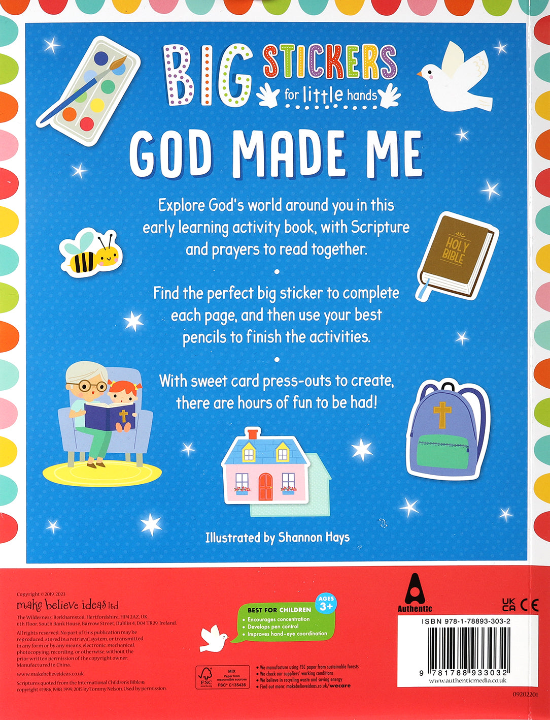 Big Stickers For Little Hands: All About Me