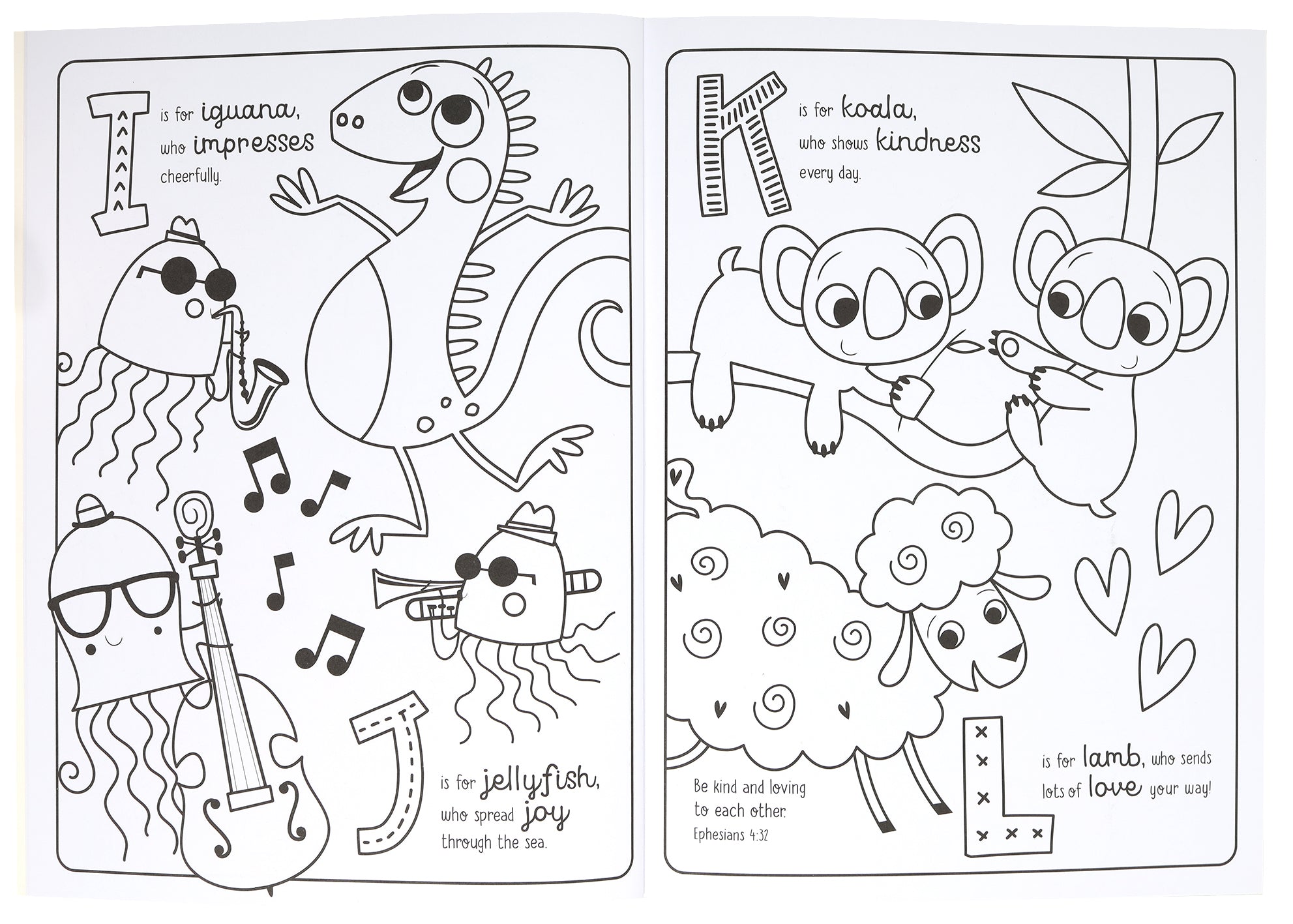 K is For Kindness Colouring Book