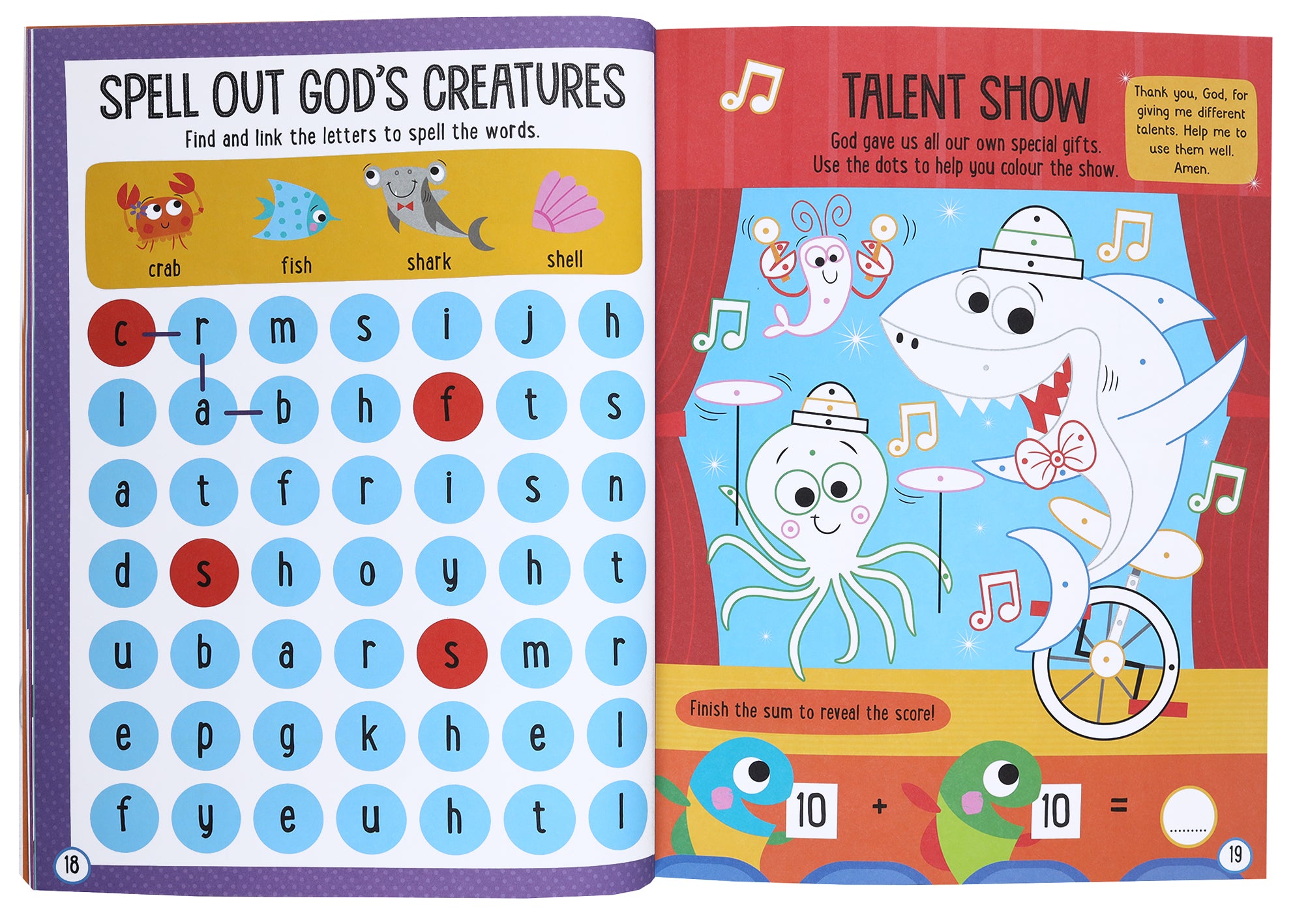 God's Underwater World Activity Book