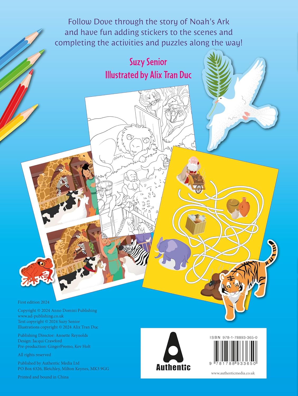 Noah's Ark Activity Sticker Book
