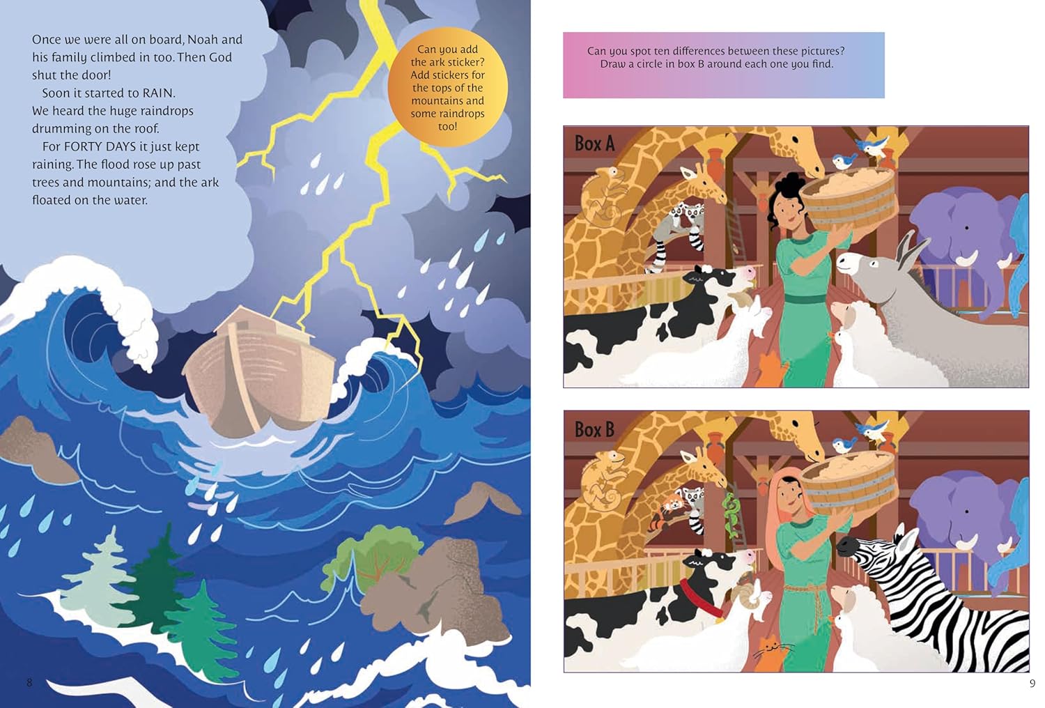 Noah's Ark Activity Sticker Book
