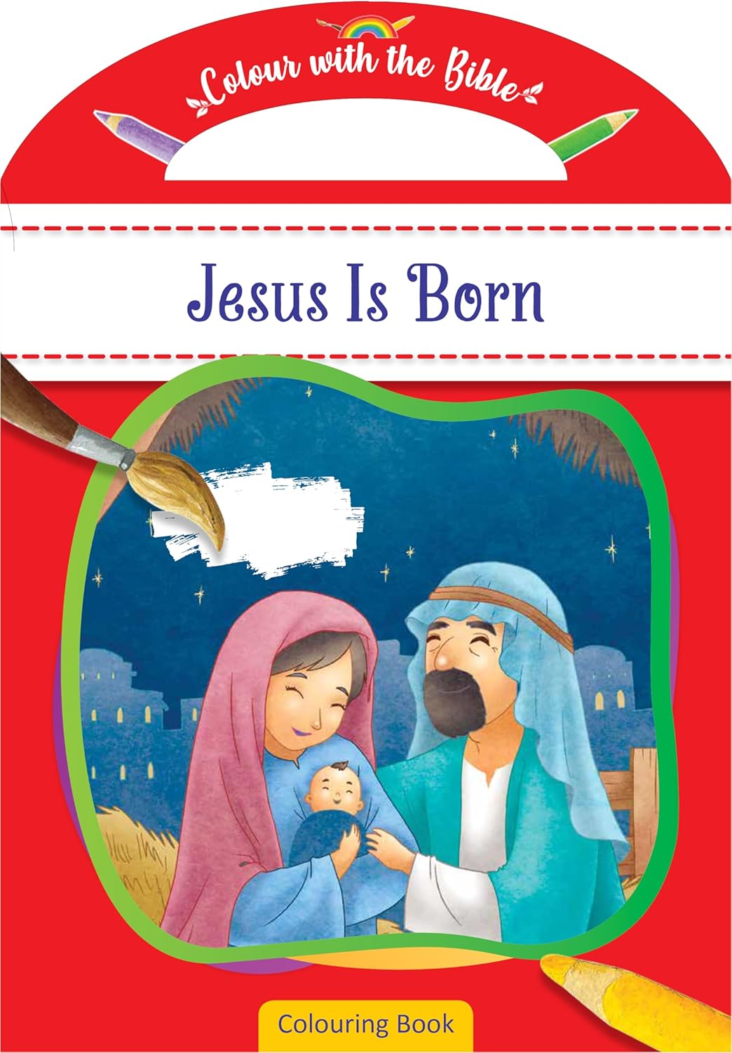 Jesus is Born (Colour and Carry Along Bible Stories Series)