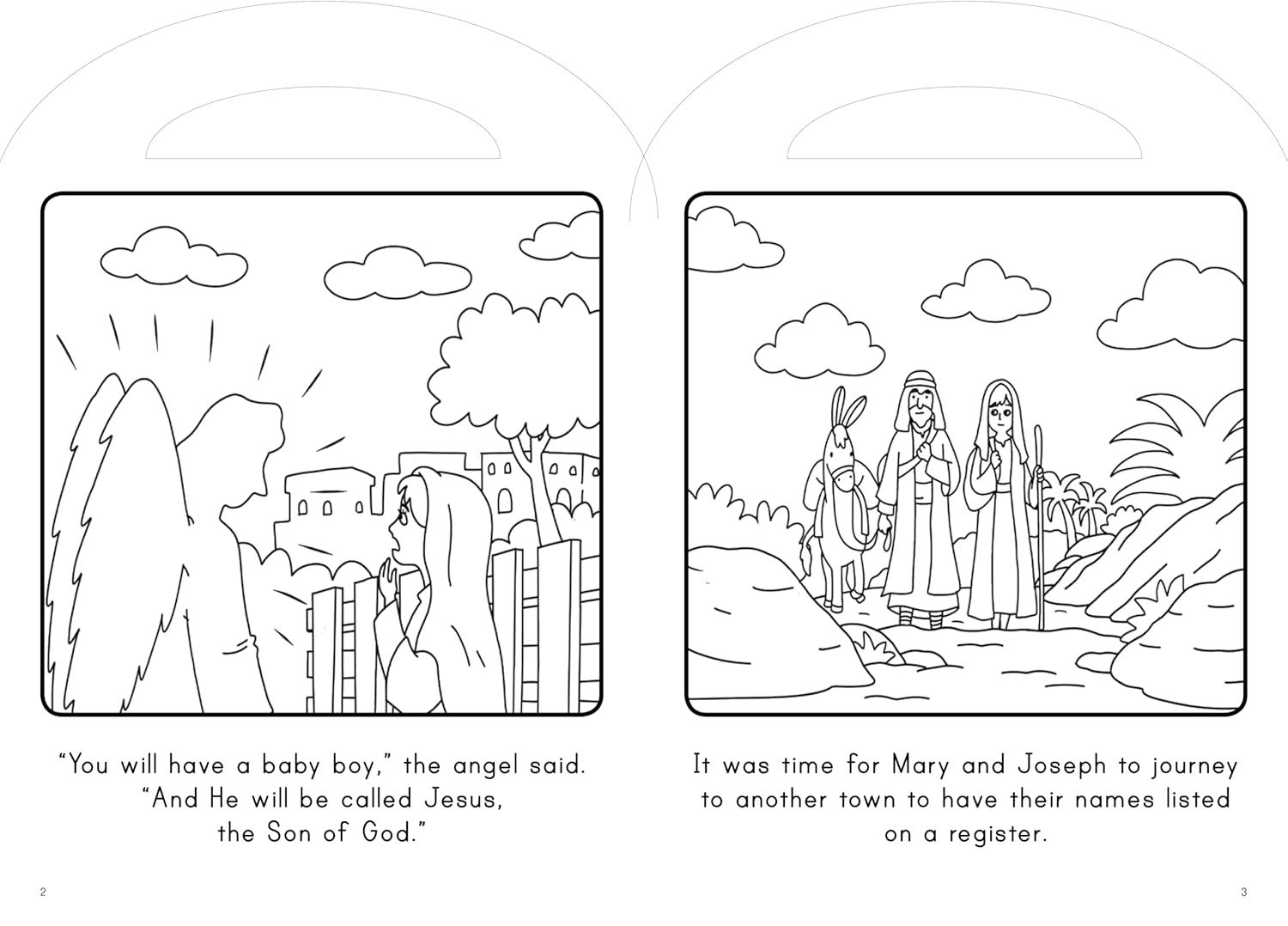 Jesus is Born (Colour and Carry Along Bible Stories Series)