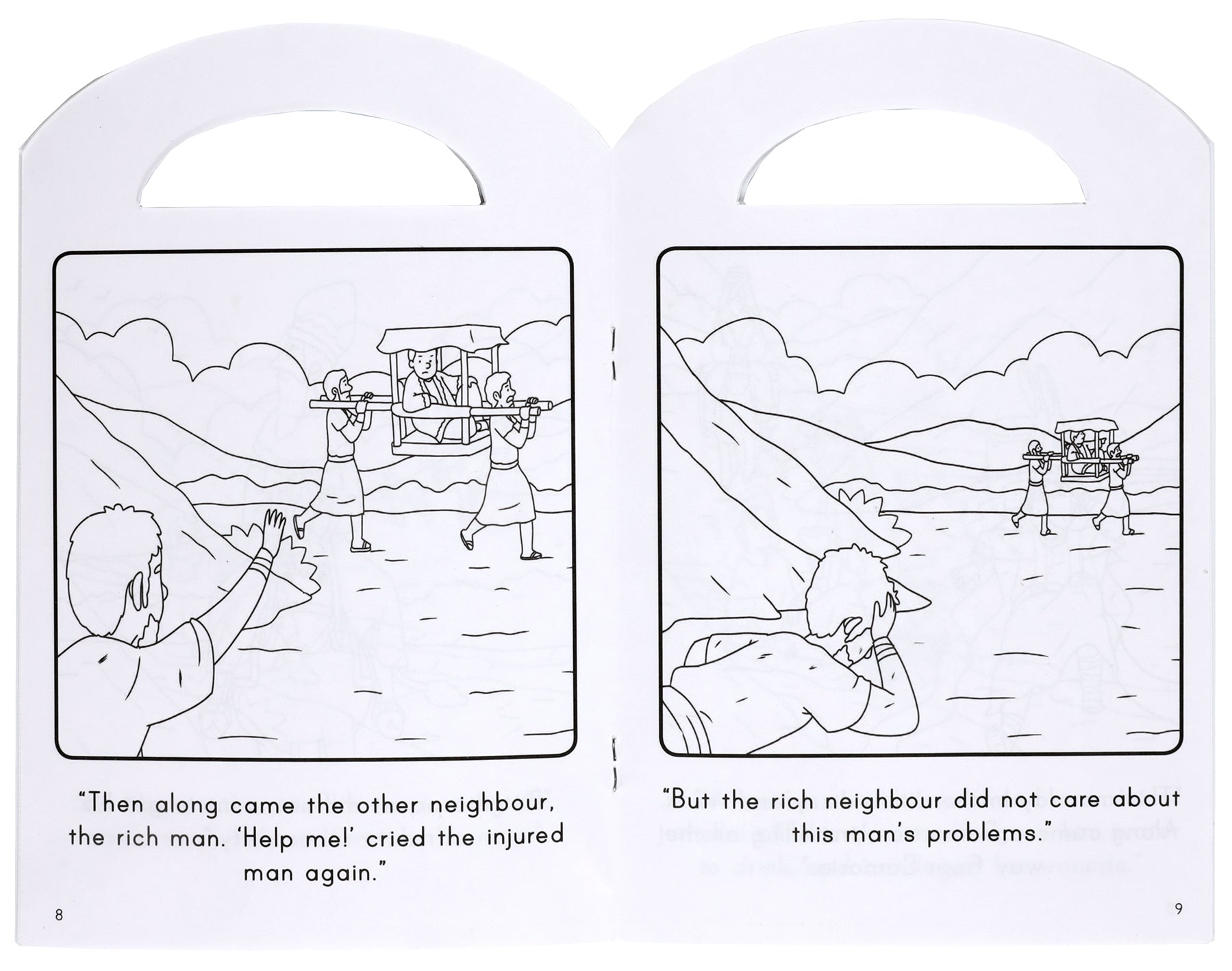The Good Samaritan (Colour and Carry Along Bible Stories Series)
