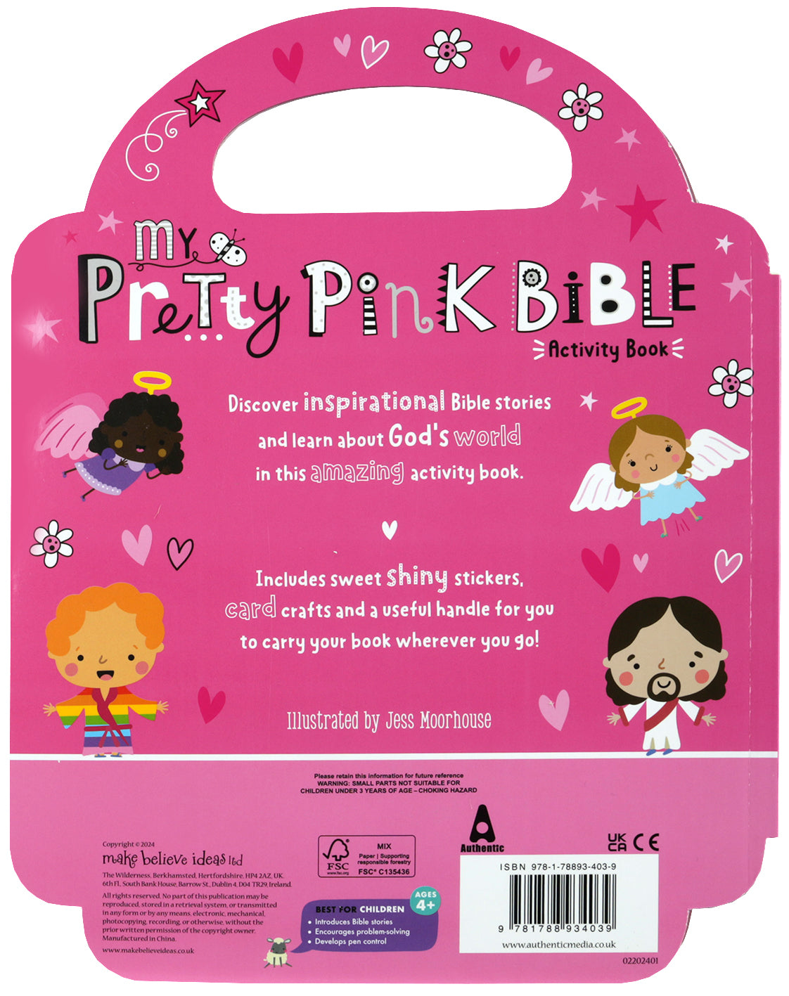 My Pretty Pink Bible Activity Book (with Handle)