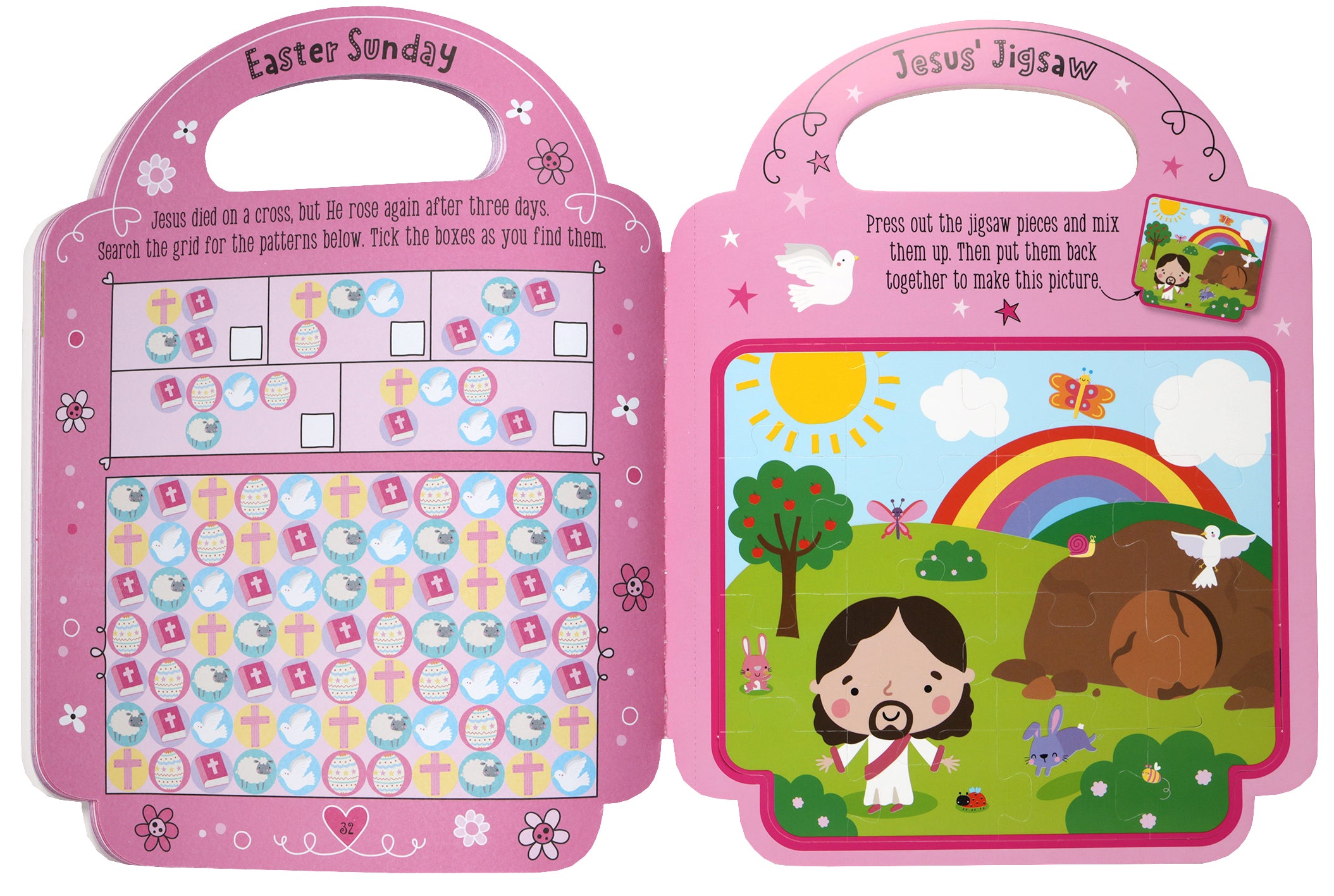 My Pretty Pink Bible Activity Book (with Handle)