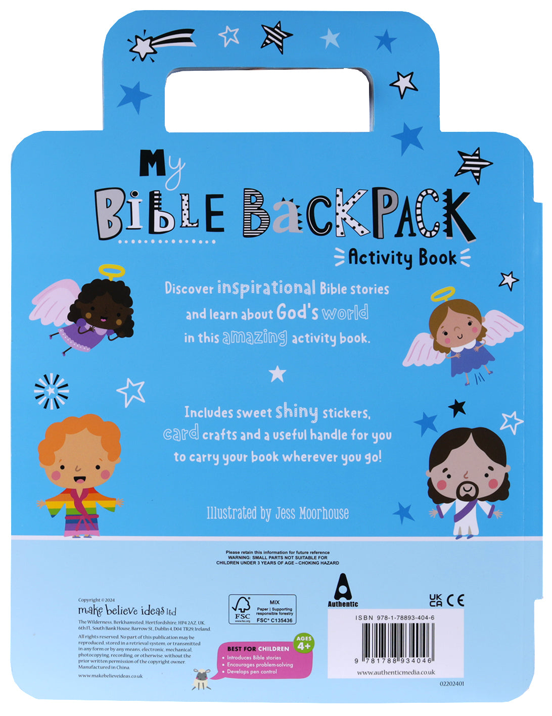 My Bible Backpack Activity Book (with Handle)