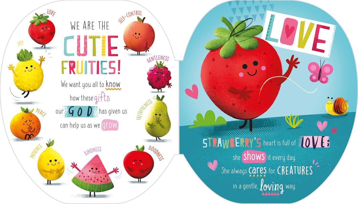Squish and Snugg: Cutie Fruities and the Fruit of the Spirit