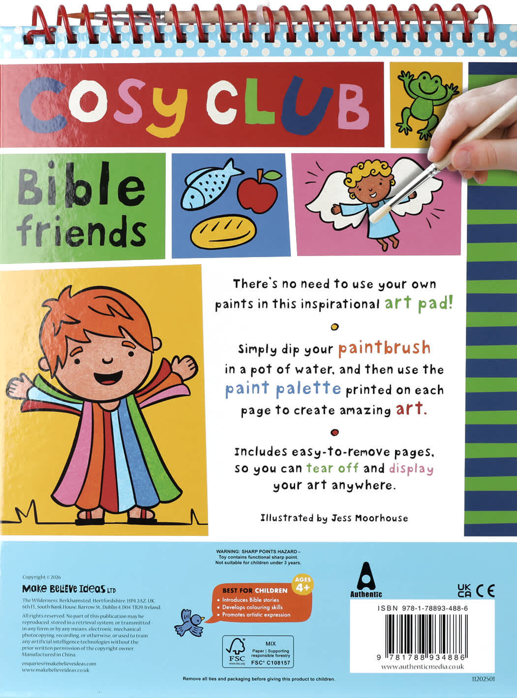 Cosy Club Bible Friends: With a Paint Palette on Every Page