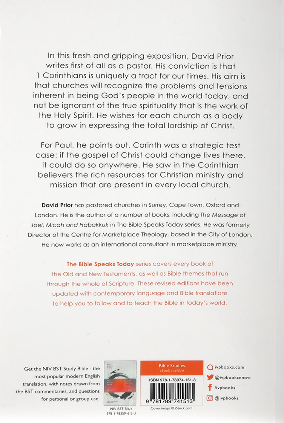 The Message of 1 Corinthians (2020) (Bible Speaks Today Series)