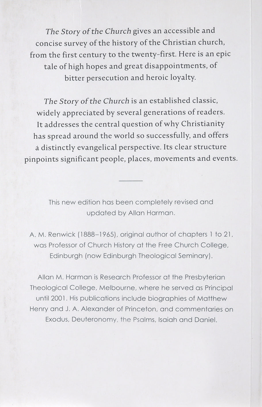 The Story of the Church (4th Edition)