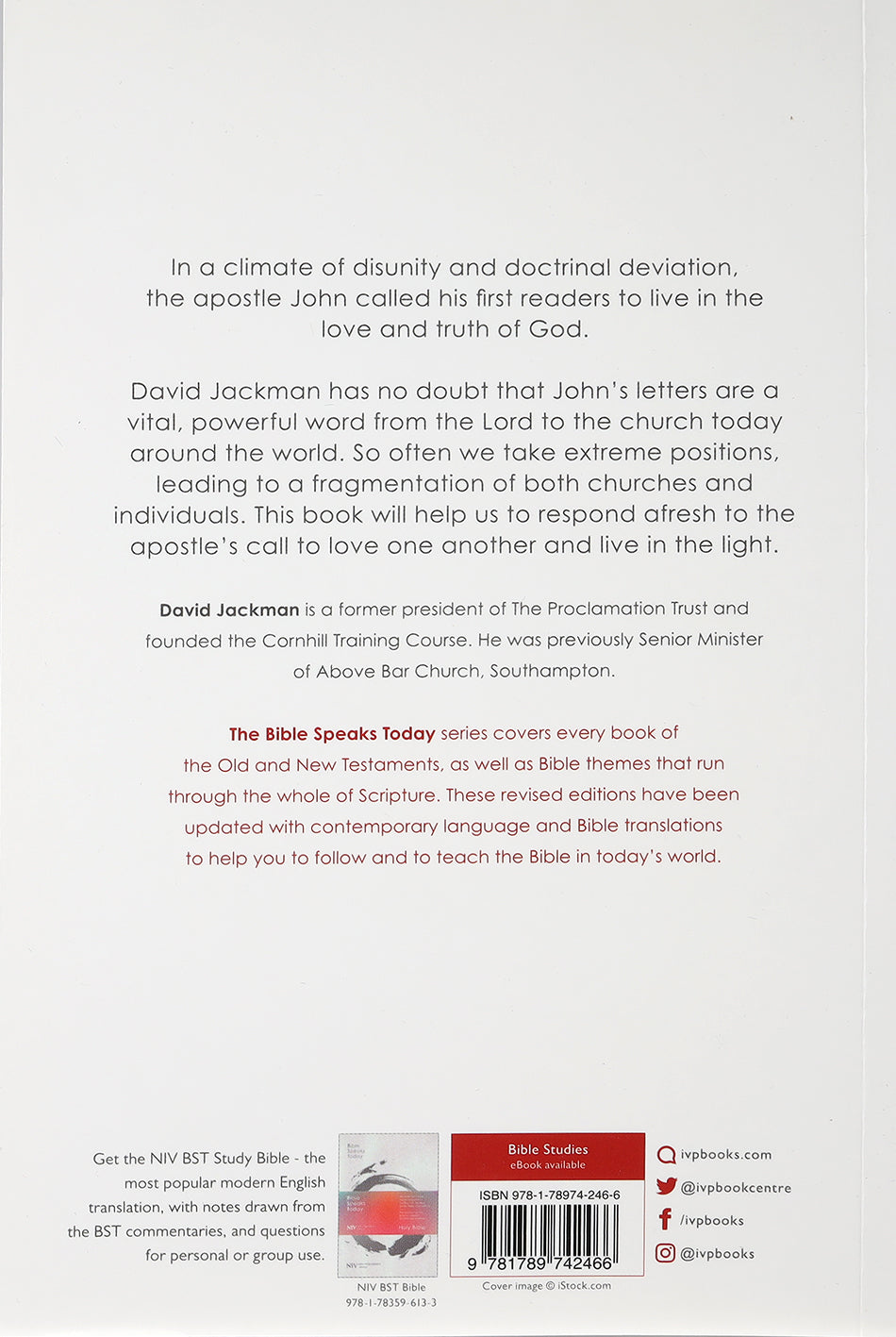 The Message of John's Letters (2020) (Bible Speaks Today Series)