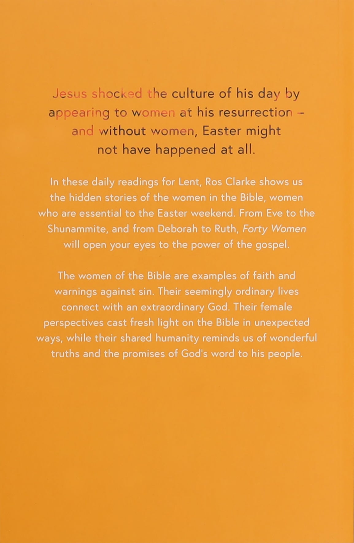 Forty Women: Lent Reflections on the Women in the Bible's Story