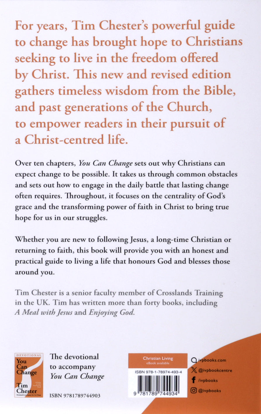 You Can Change (2nd Edition): God's transforming power for our sinful behaviour and negative emotions